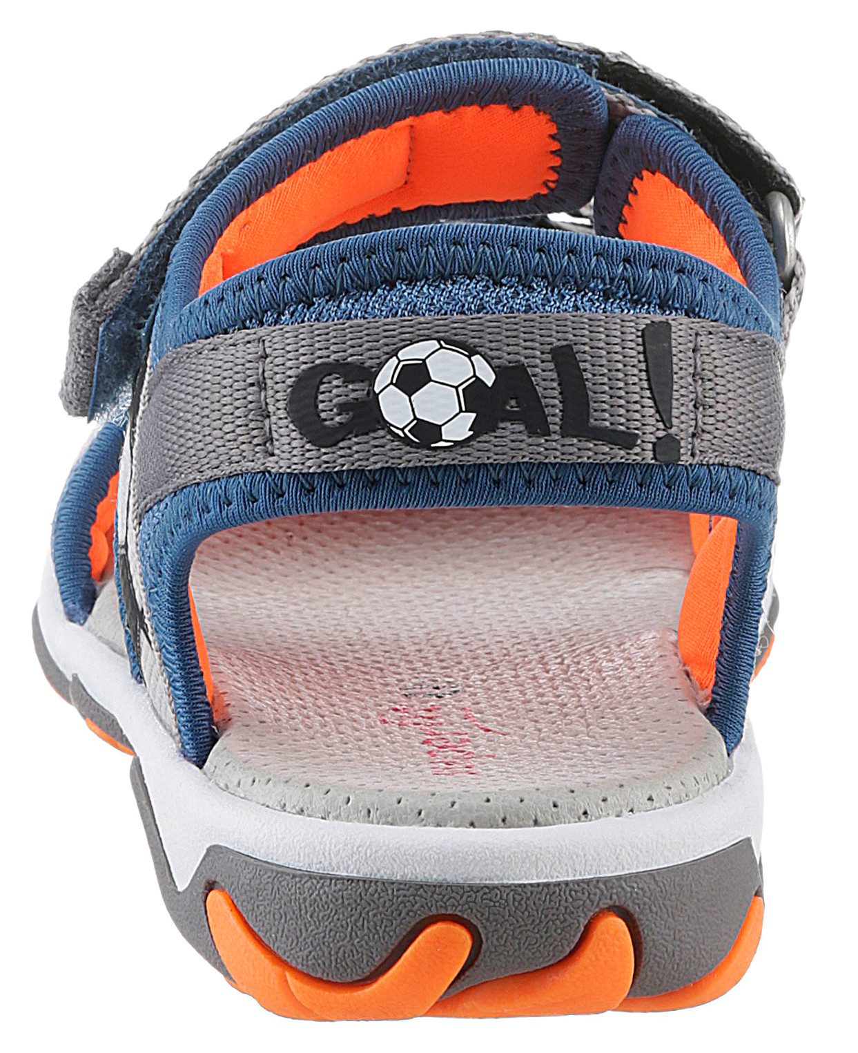 Superfit Sandalen MIKE 3.0 WMS: middel Buitensandaal met klittenband, voetbal logo, maat sjabloon om te downloaden