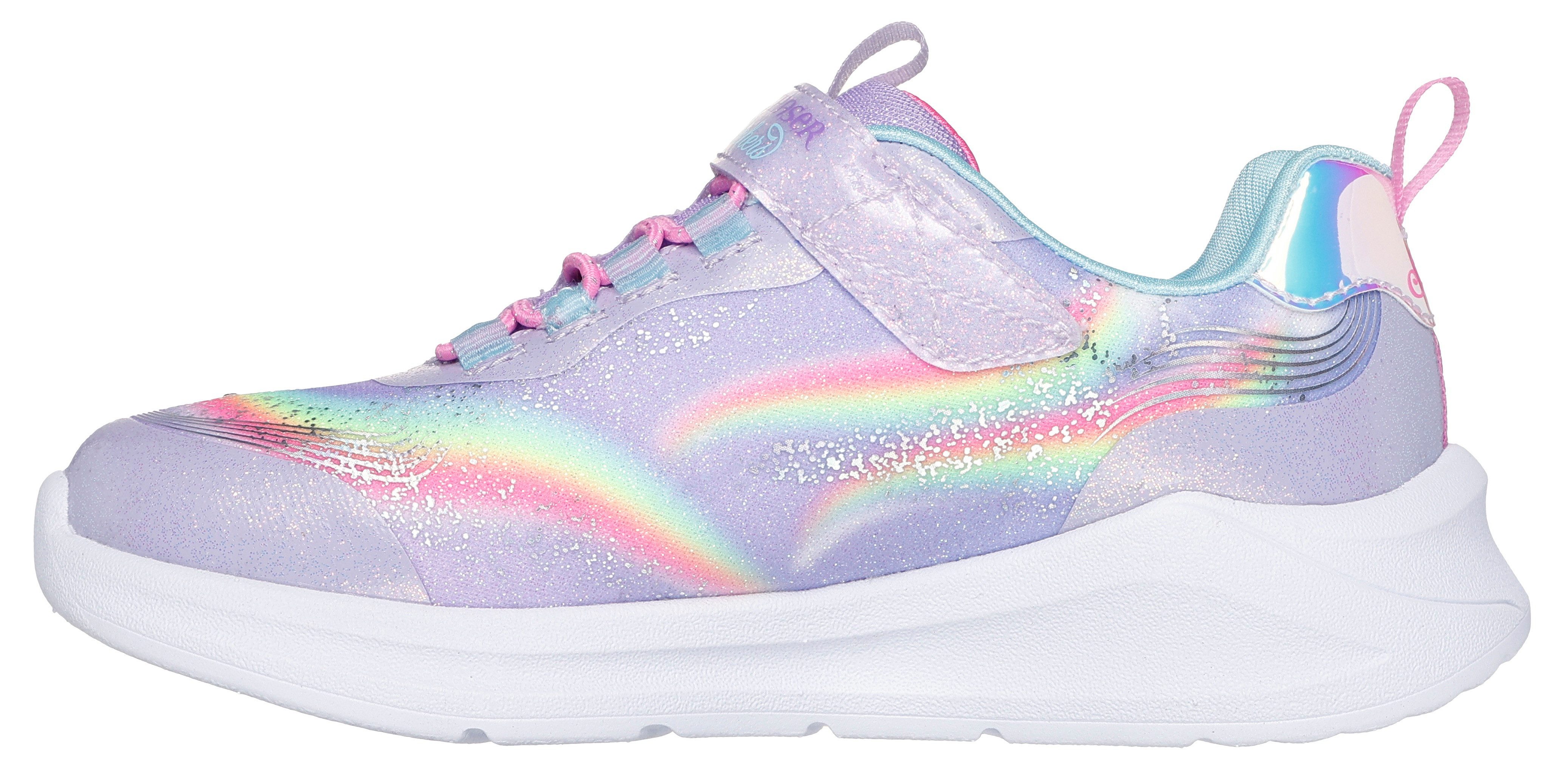 Skechers Sneakers UNICORN CHASER Knipper schoen met eenhoorn, maatsjabloon om te downloaden