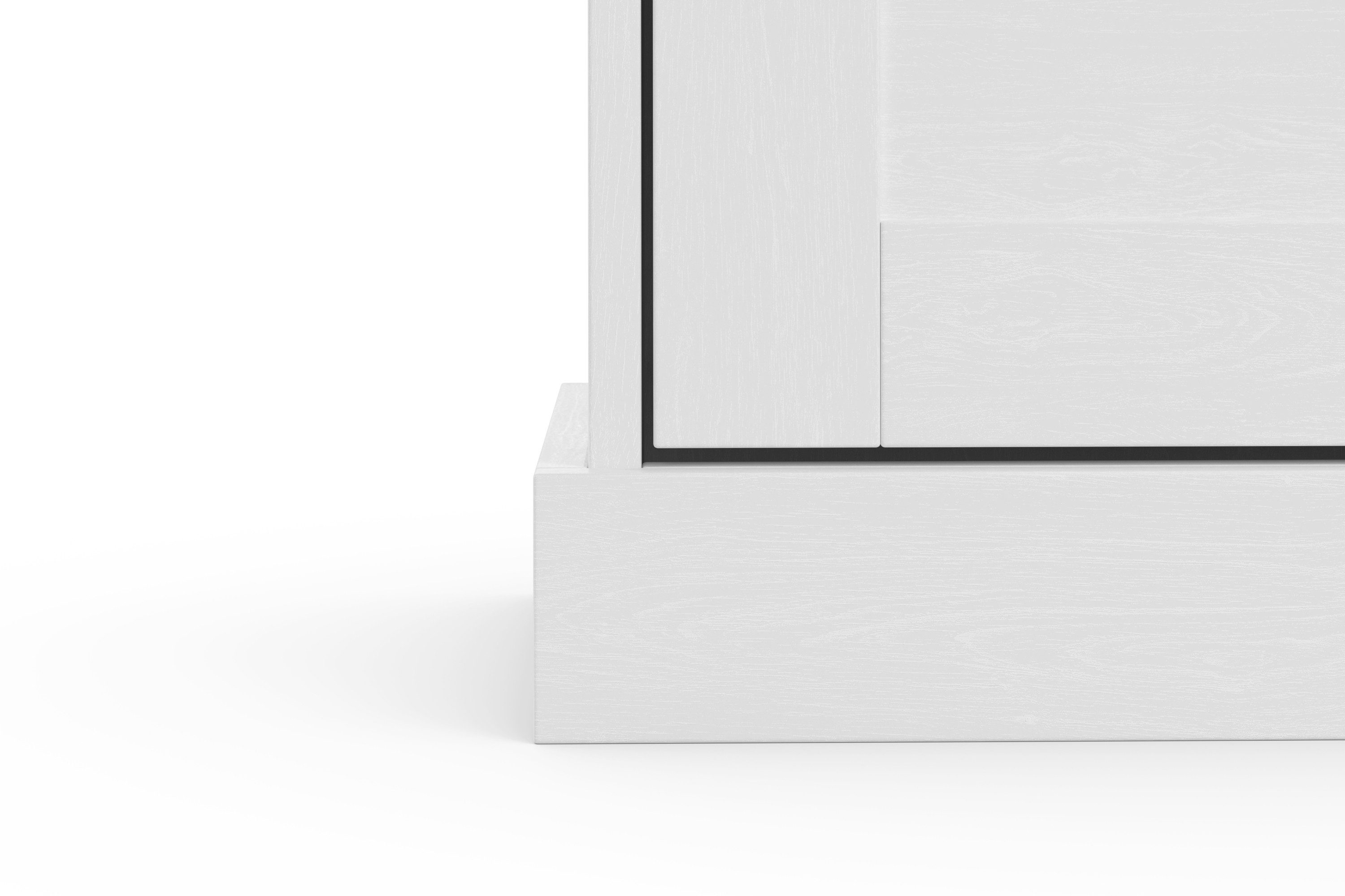Home affaire Schoenenkast Motala met 2 kleppen en 1 lade, plaats voor 12-14 paar schoenen, hoogte 105 cm
