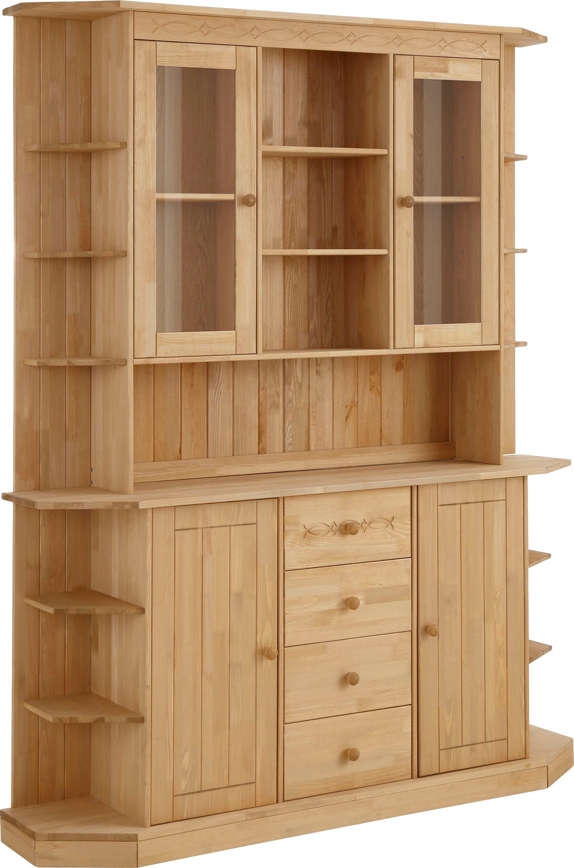 Home affaire Kast Indra sideboard met plankelementen