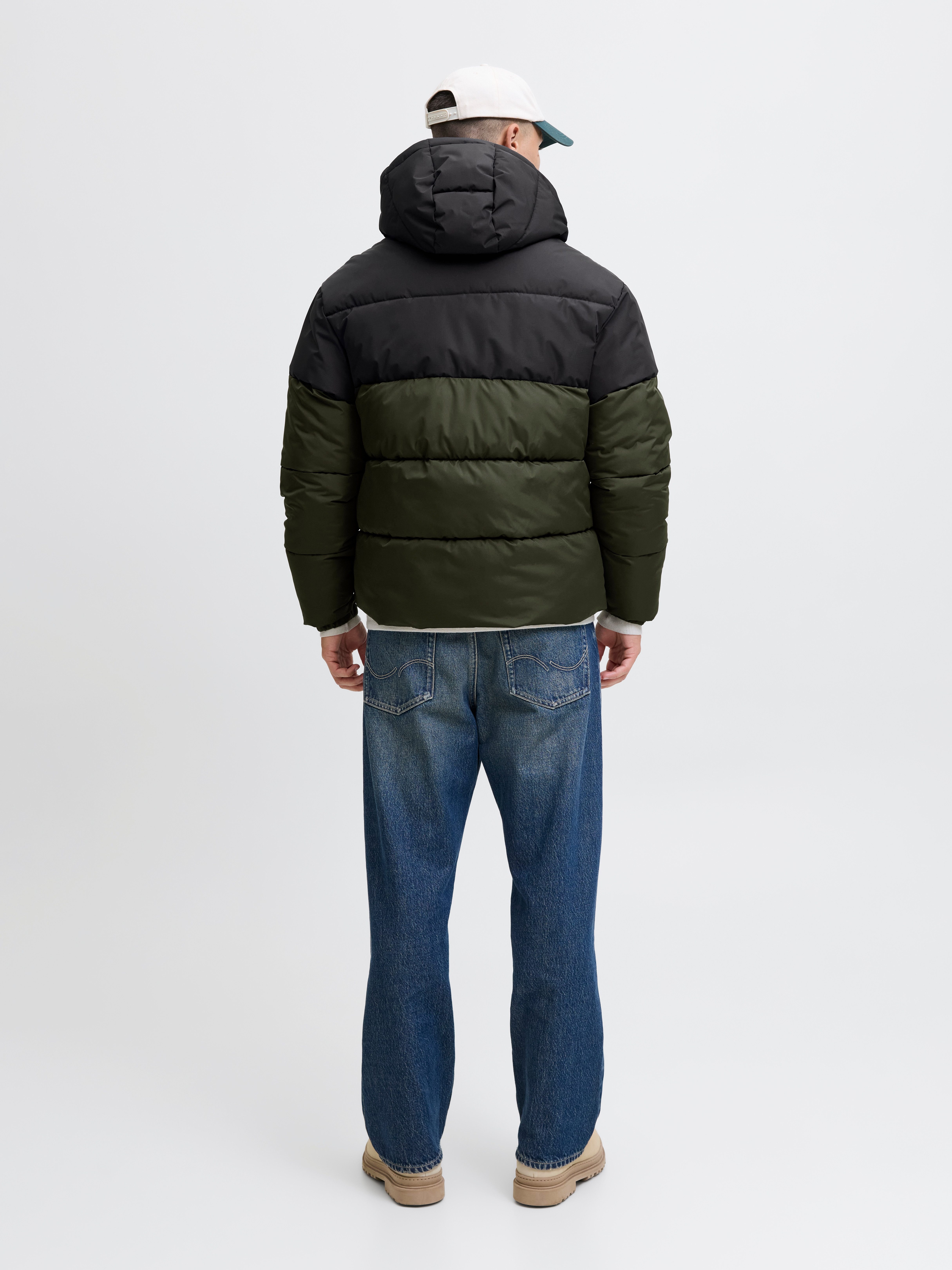 Jack & Jones Gewatteerde jas JJMAZE PUFFER HOOD