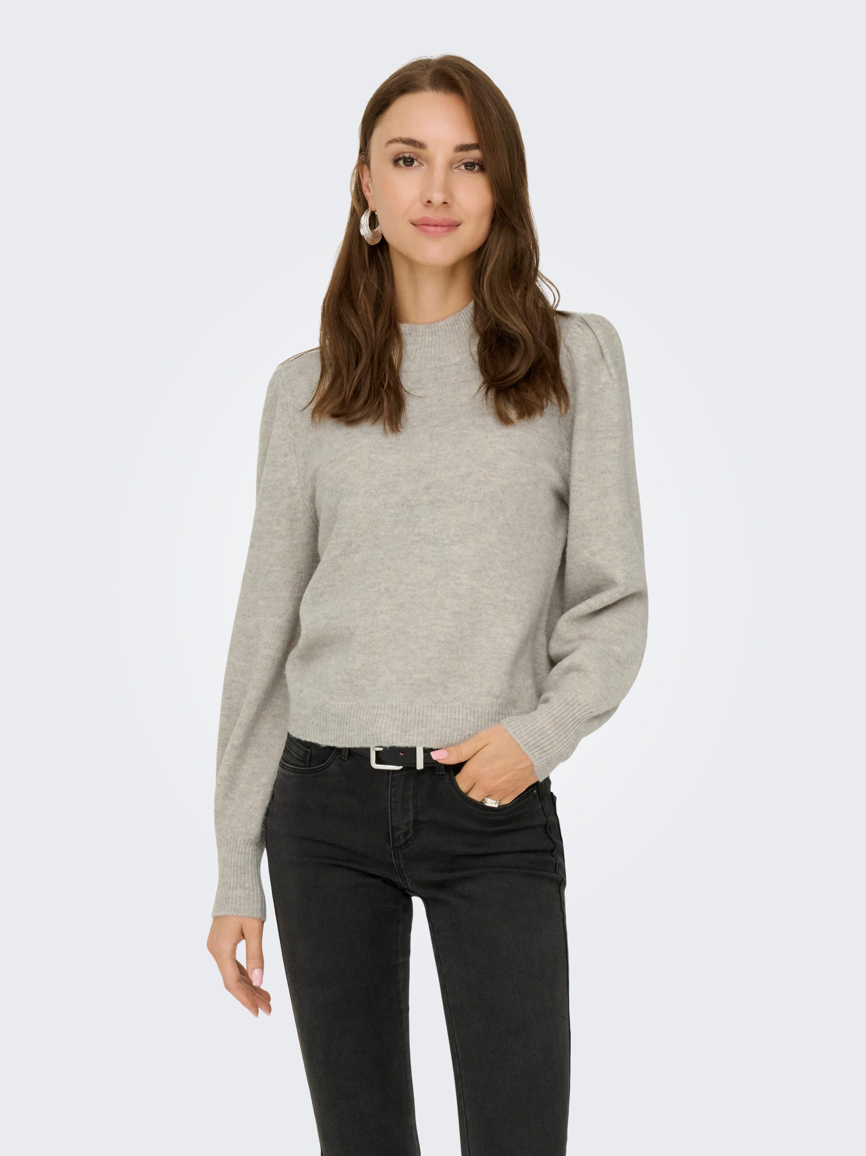 JDY Trui met staande kraag JDYRUE LIFE L/S PULLOVER KNT NOOS