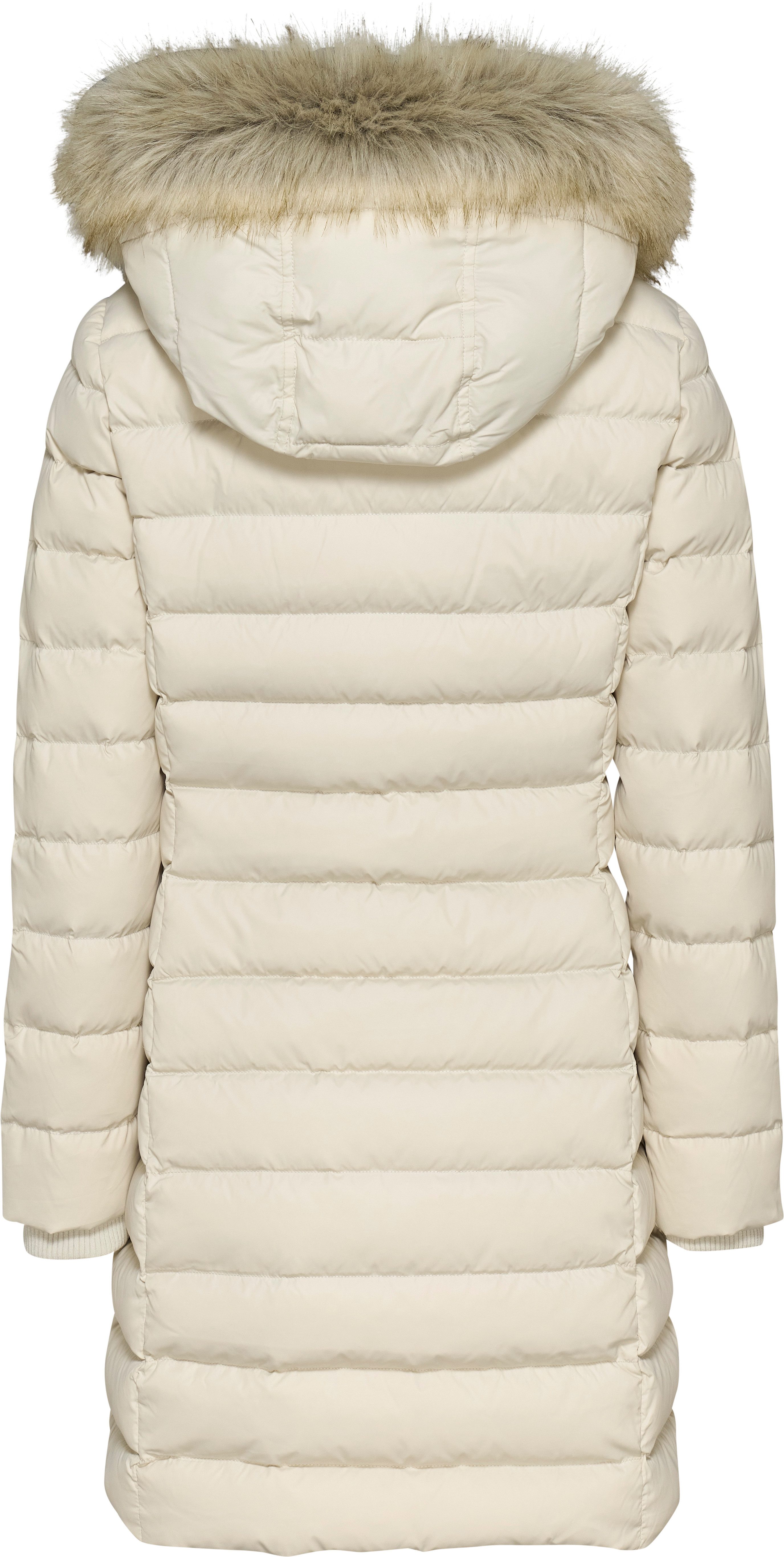 TOMMY JEANS Gewatteerde jas TJW ESSENTIAL HOODED DOWN COAT