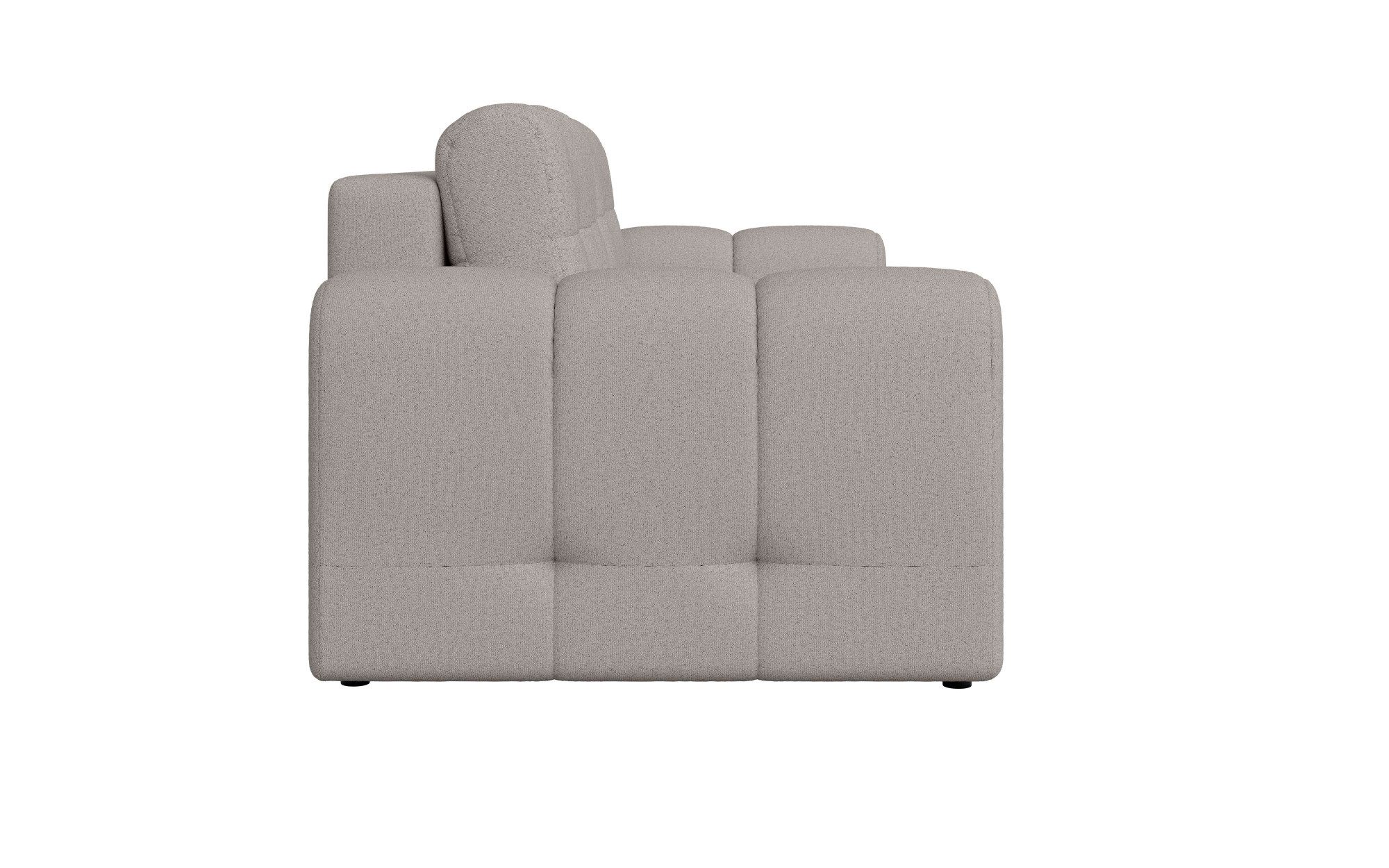 INOSIGN 3-zitsbank Manilla, optioneel met bedfunctie, B/D/H 265/117/91 cm met golfondersteuning, in verschillende materialen en kleuren
