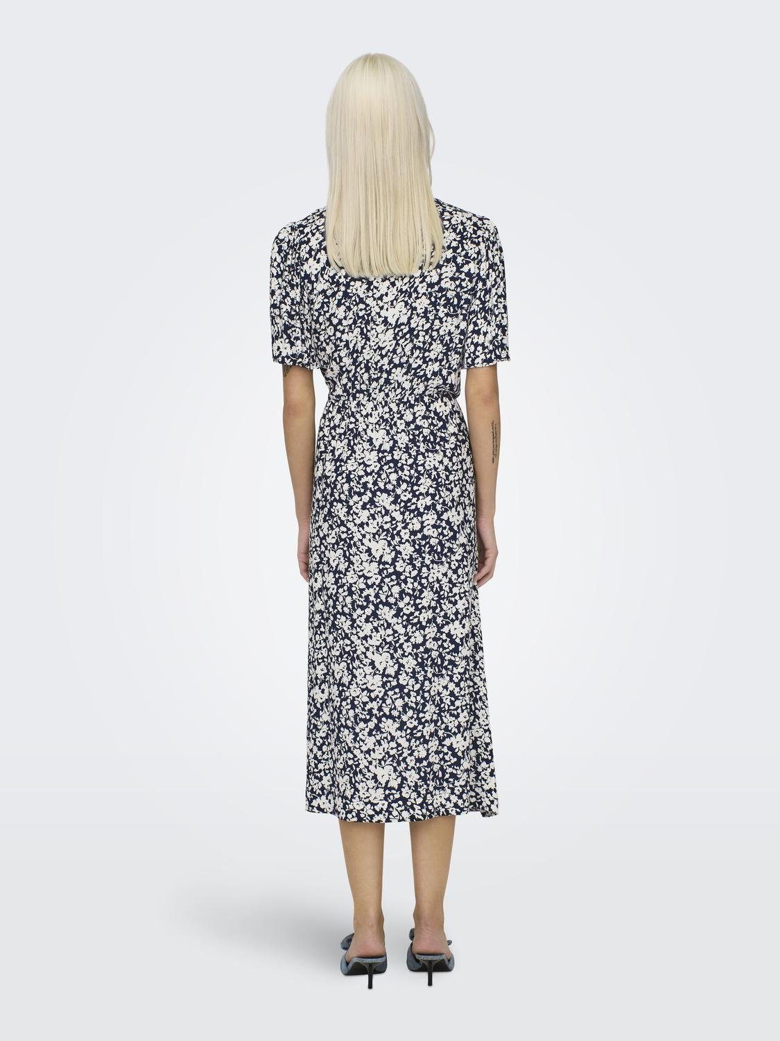 Only Zomerjurk ONLHALIA S/S MIDI DRESS WVN NOOS