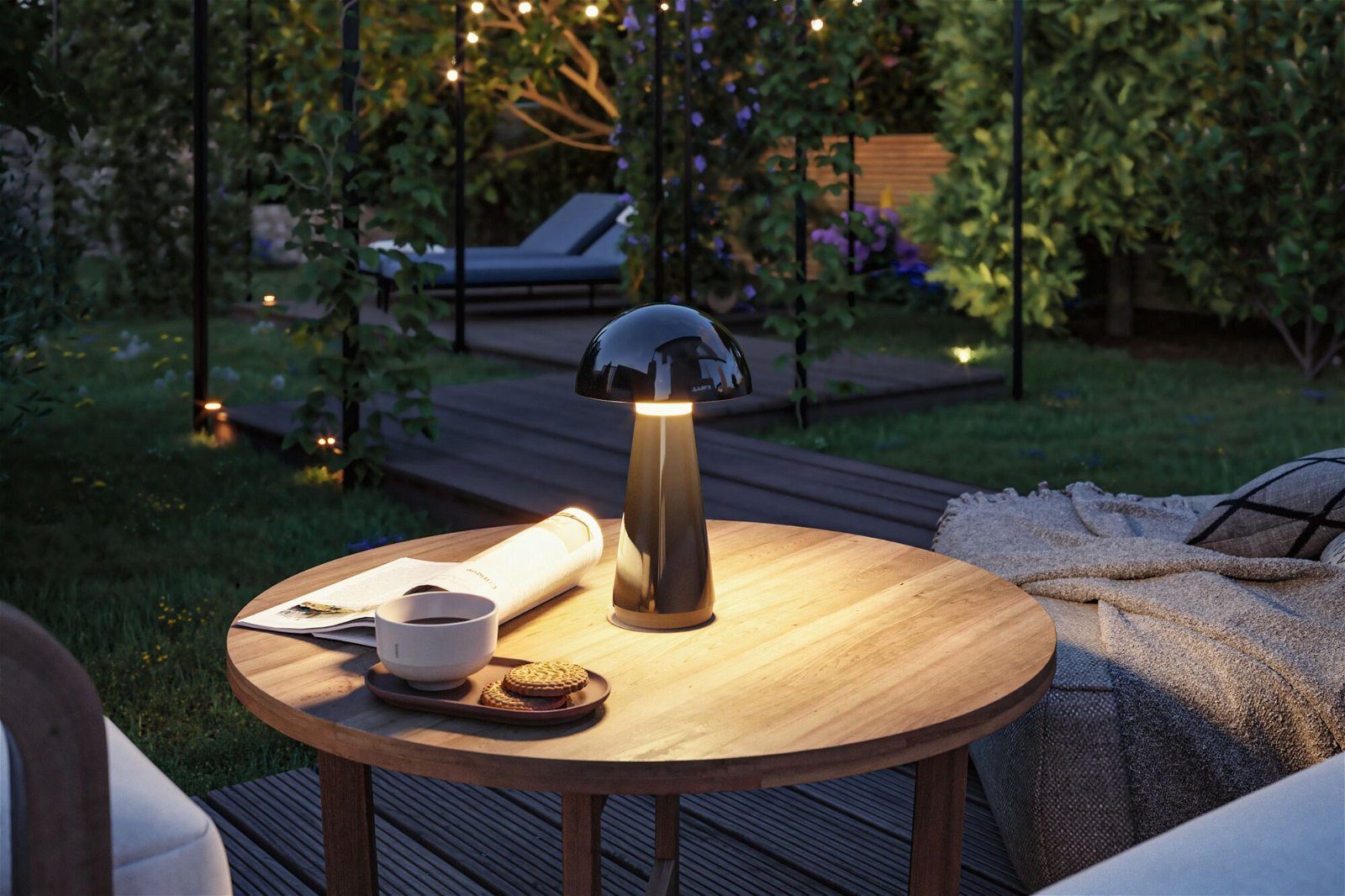 Paulmann Led-tafellamp voor buiten Acculamp Onzo dimbaar IP44 (1 stuk)