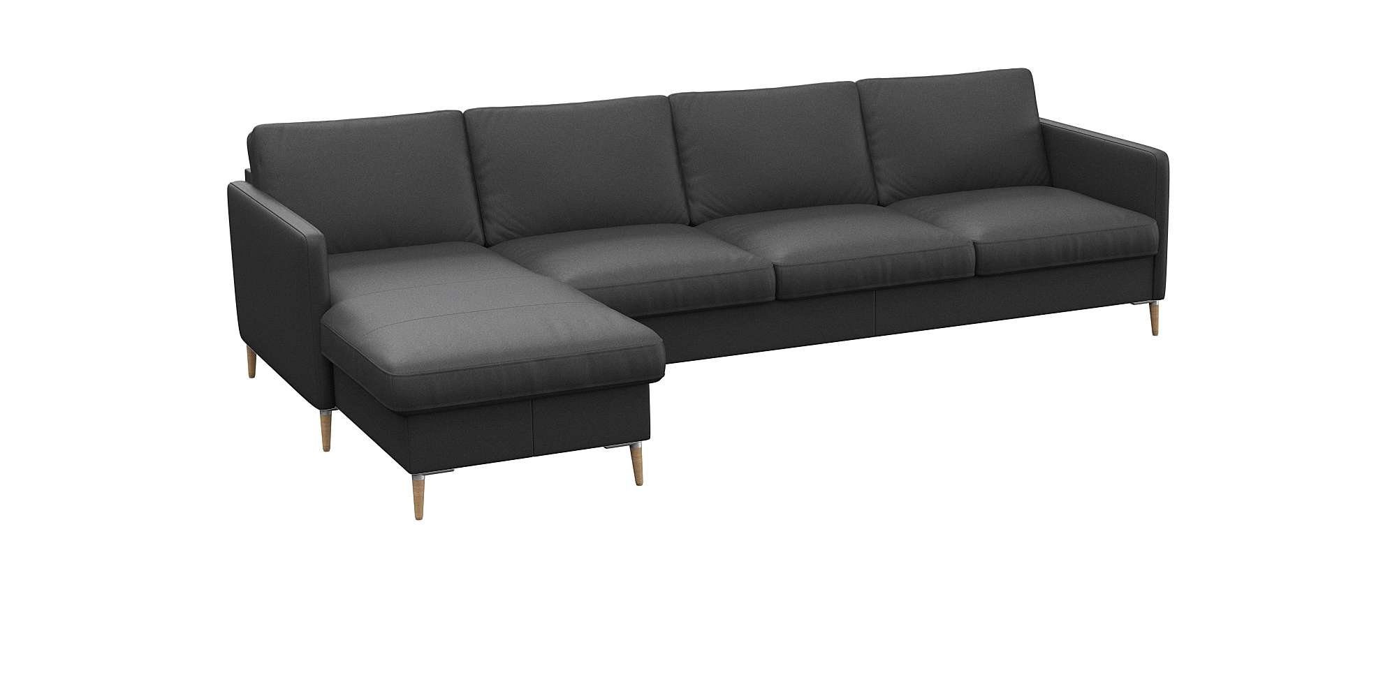 FLEXLUX Hoekbank Fiore, super zitcomfort door koudschuim in de zitting, L-vorm