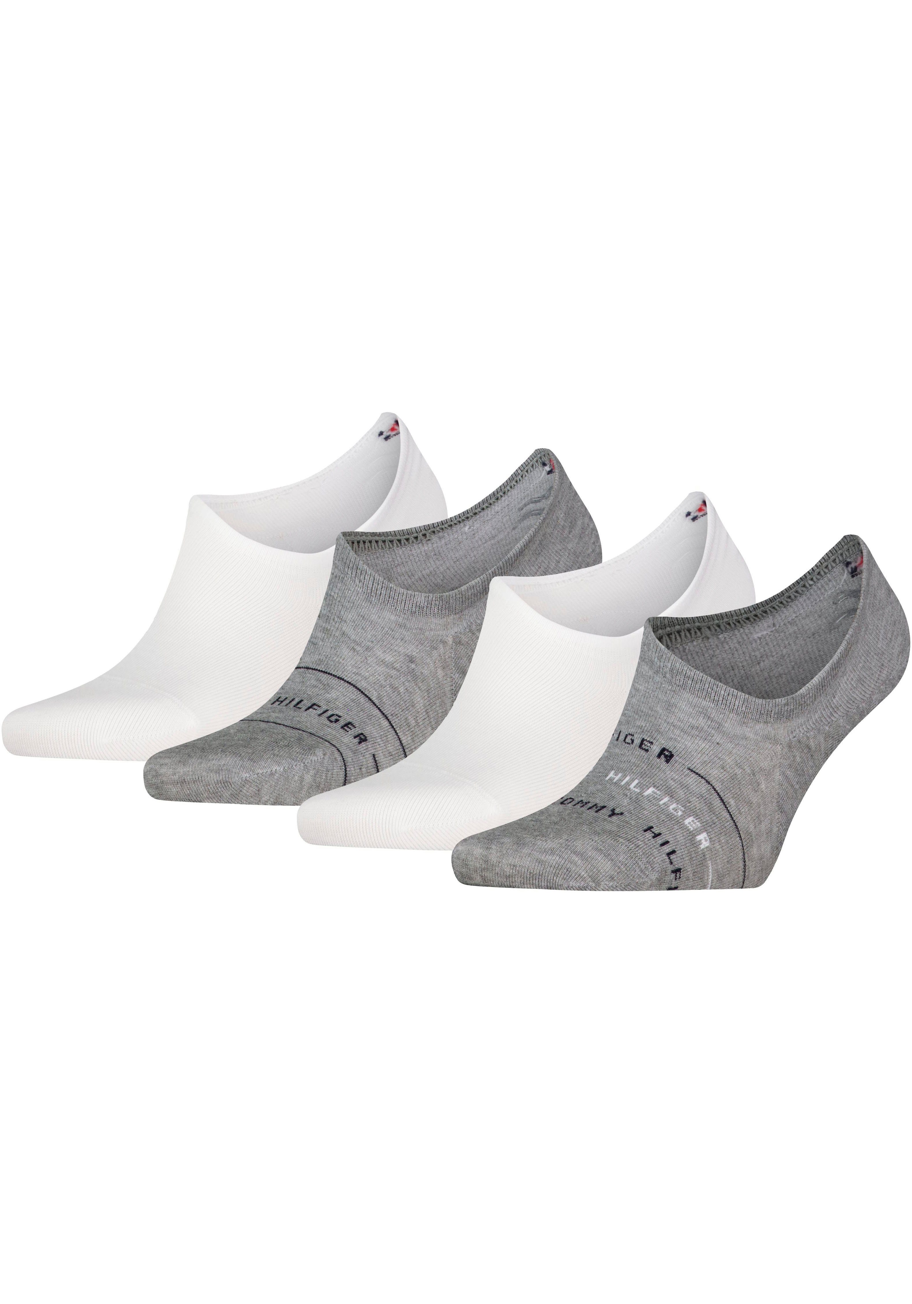 Tommy Hilfiger Kousenvoetjes met geborduurd logo (Set van 4)