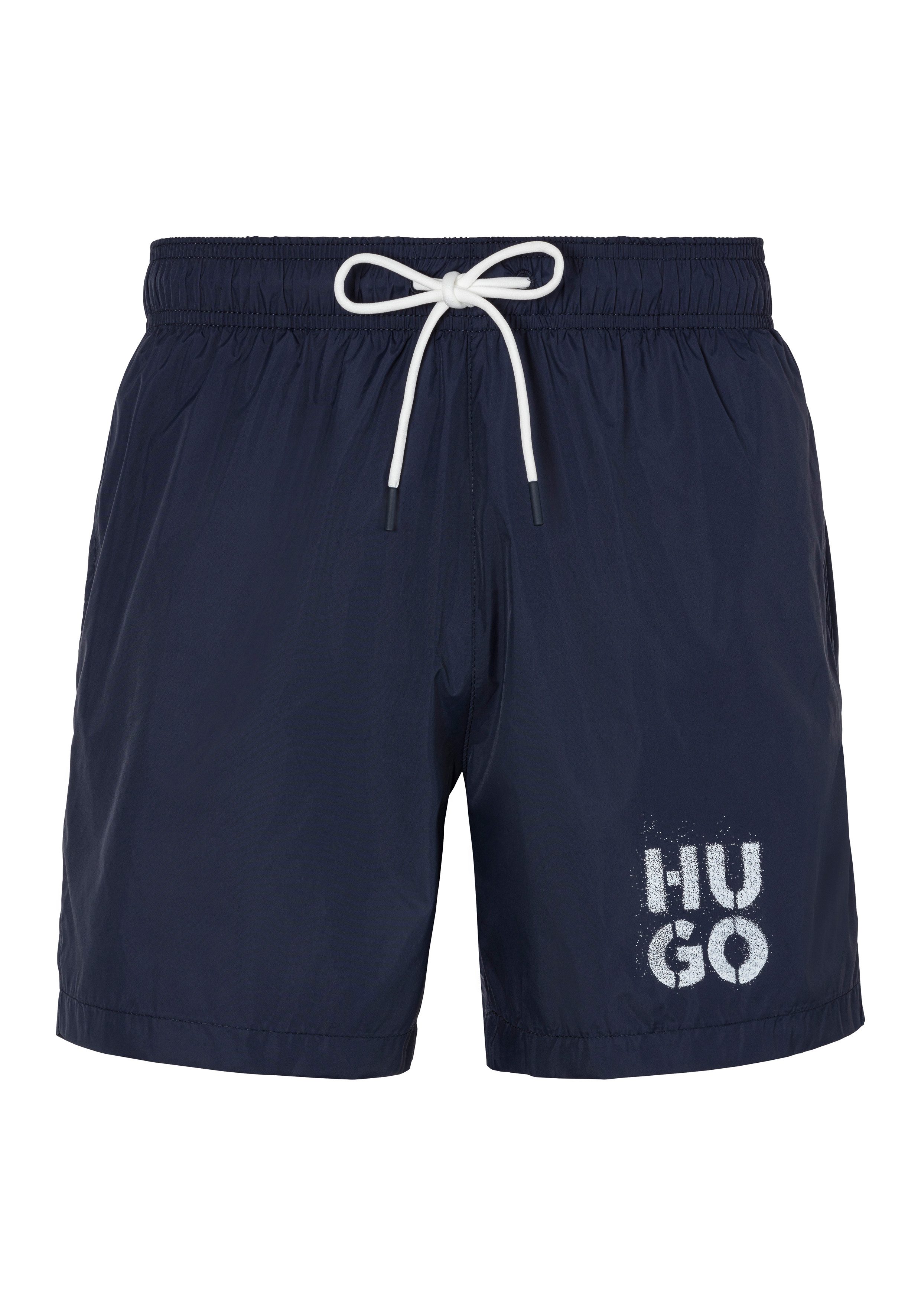 HUGO underwear Zwemshort PAOL met hugo opdruk