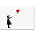 wall-art keukenwand banksy girl with the red ballon (1-delig)