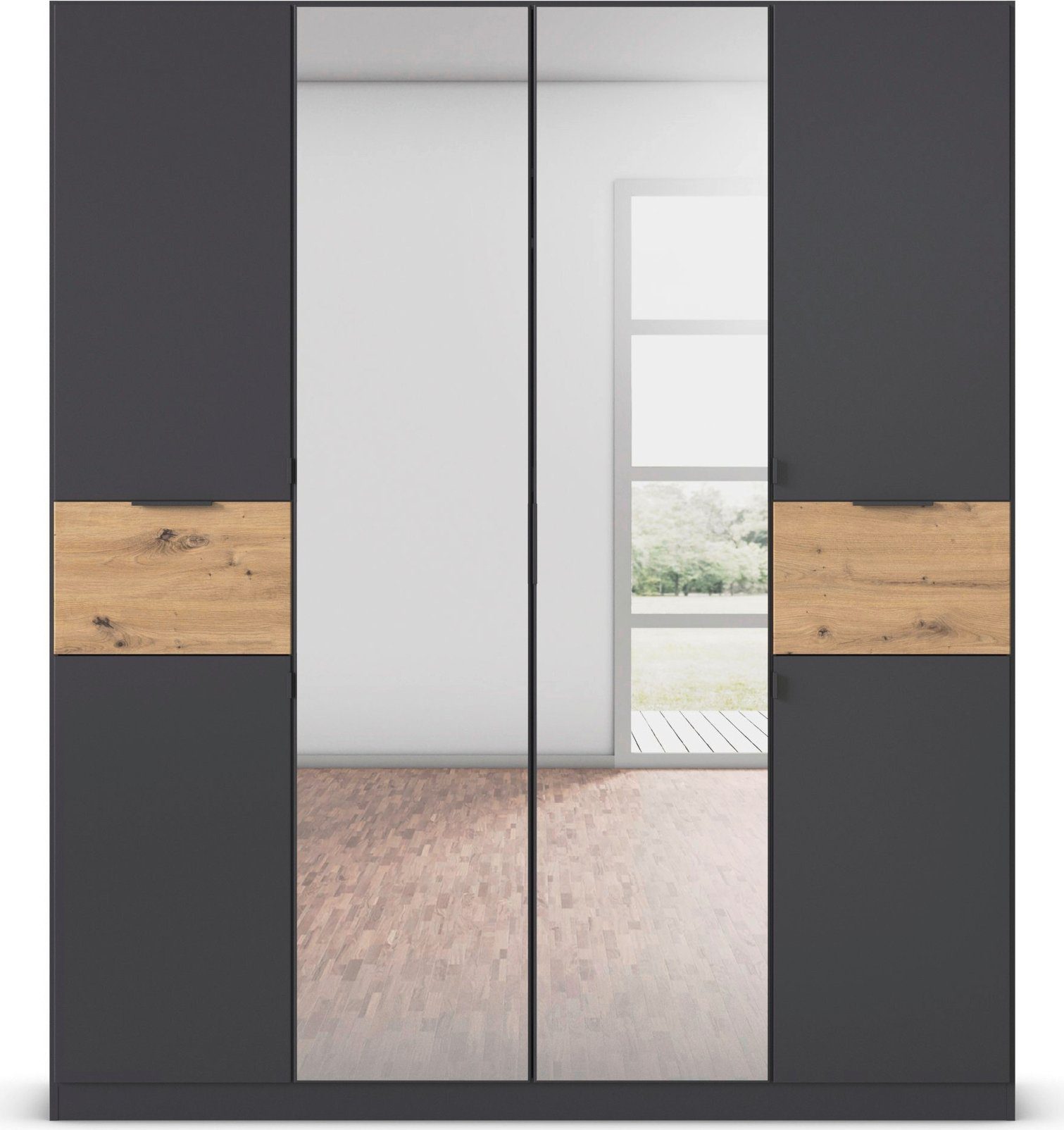 rauch Draaideurkast Kledingkast kast garderobe waskast TICAO met 2 ruime lades, veel opbergruimte made in germany