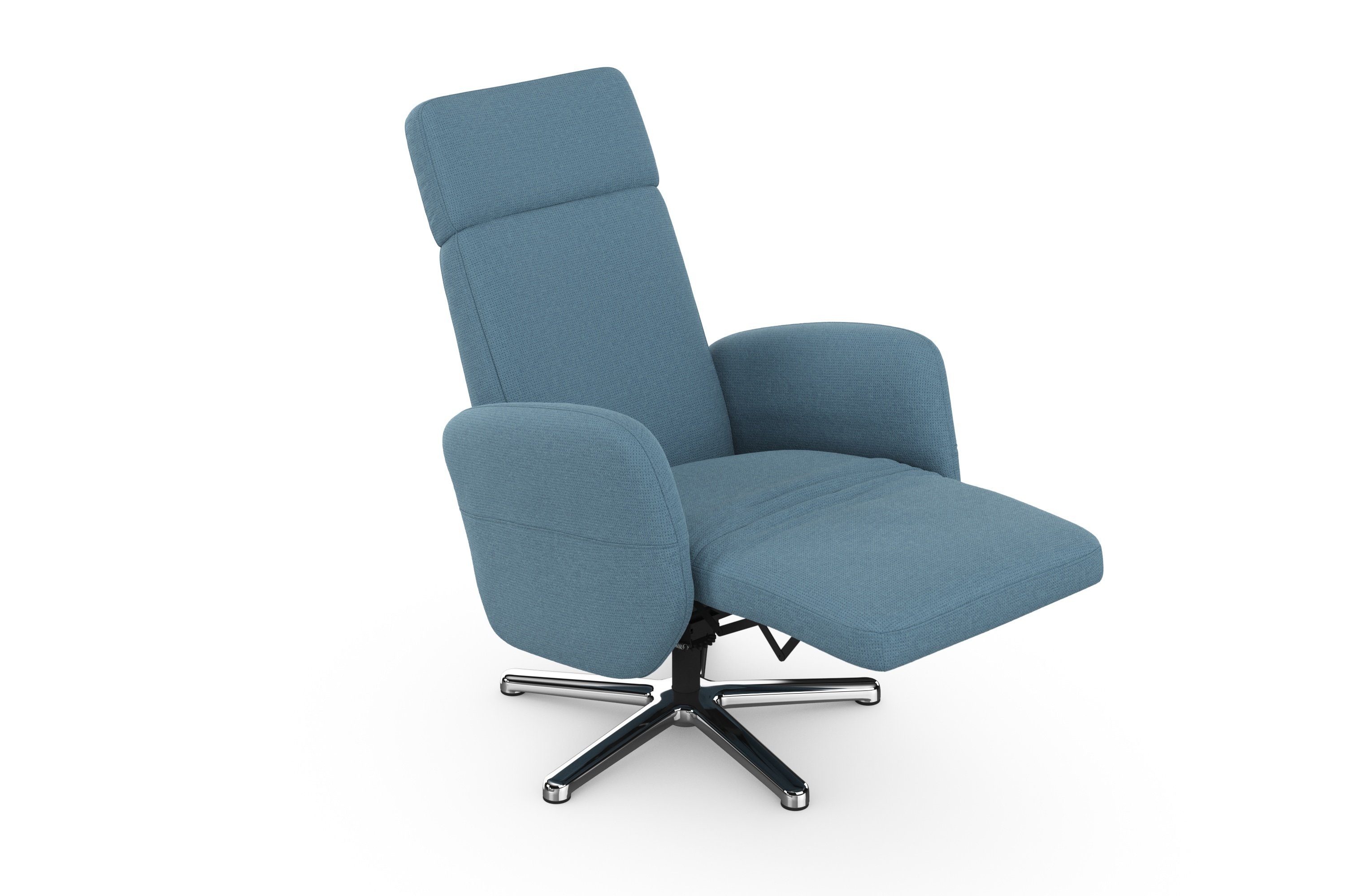 sit&more Relaxfauteuil Grenoble, incl. hoofdsteunverstelling en bekabelde afstandsbediening