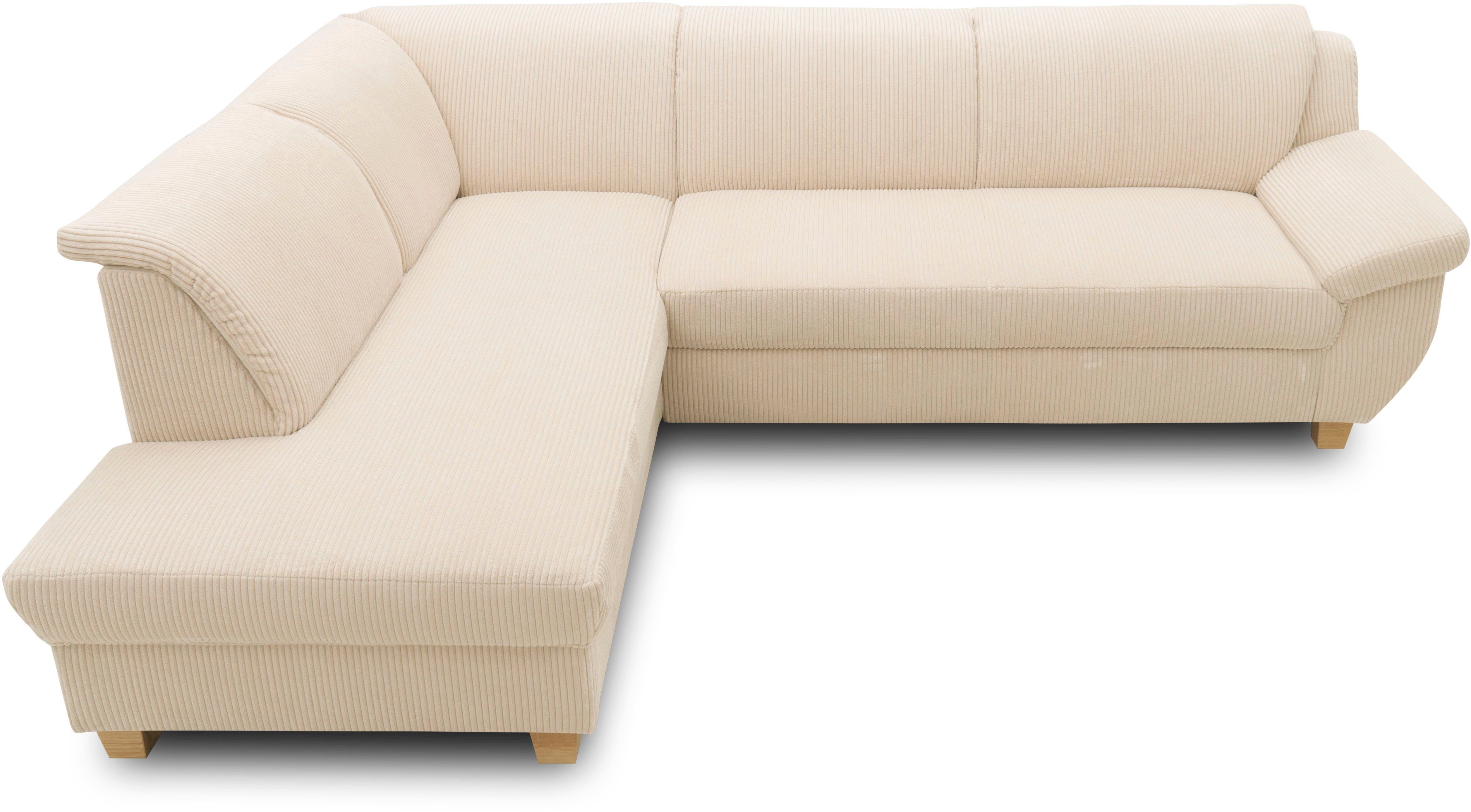 Home affaire Hoekbank Yesterday tijdloos en elegant, comfortabele armleuningen, L-vorm