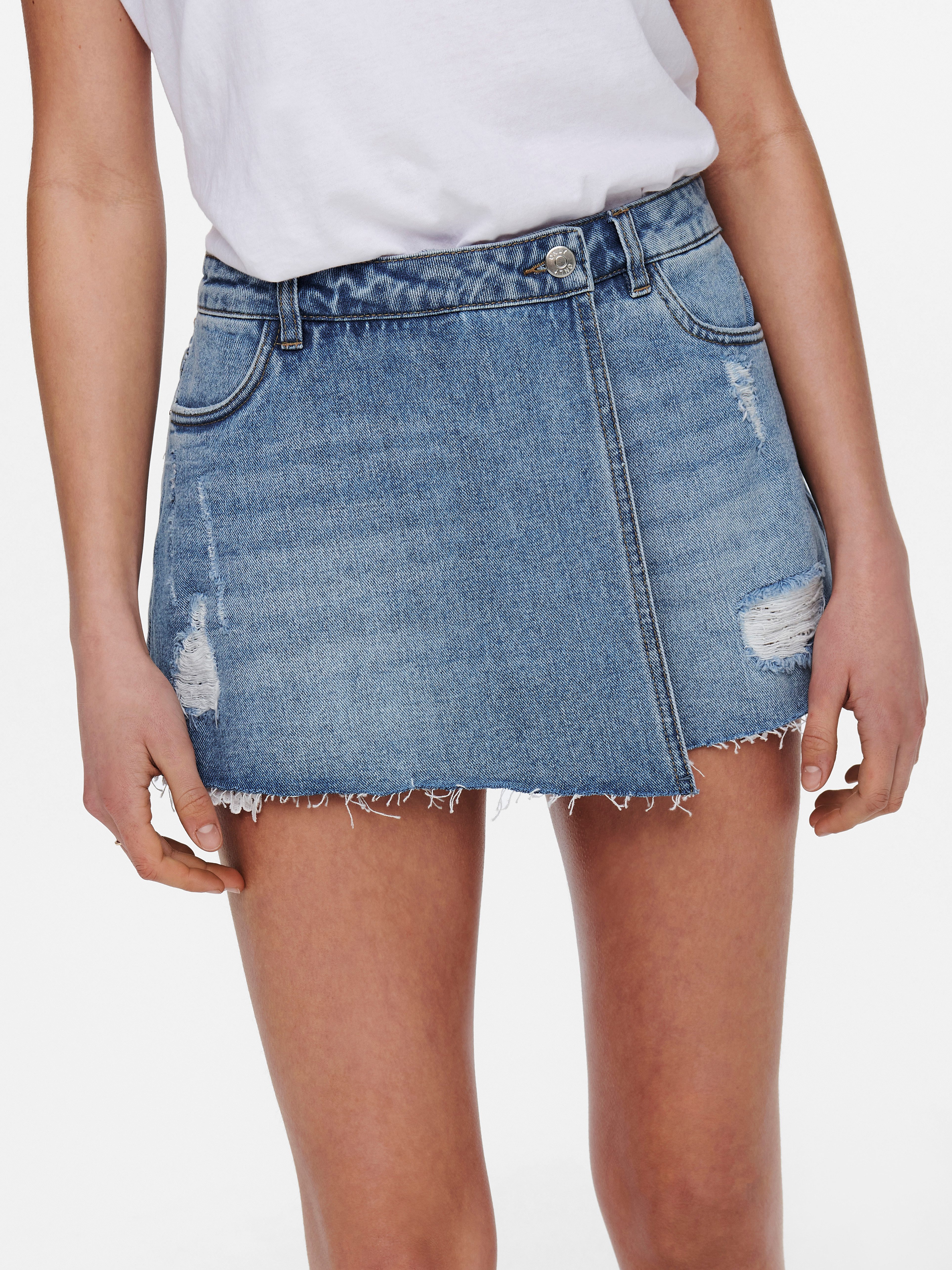 Only Jeans rok ONLTEXAS REG DNM SKORT BJ NOOS