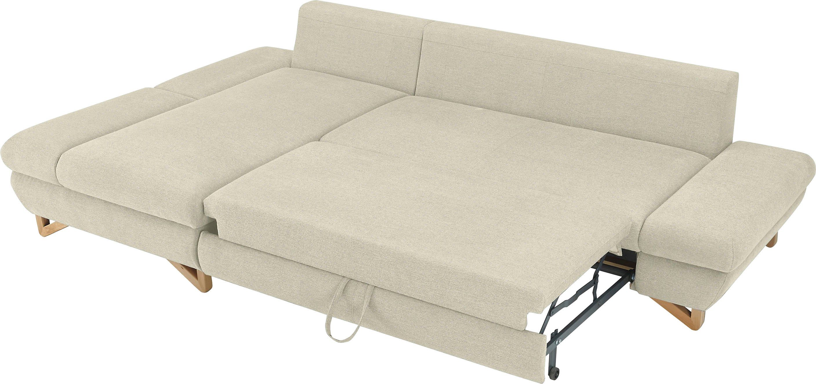 INOSIGN Slaapbank City/Giron comfortabele slaapbank (ligoppervlak 245 x 138 cm) en bedlade
