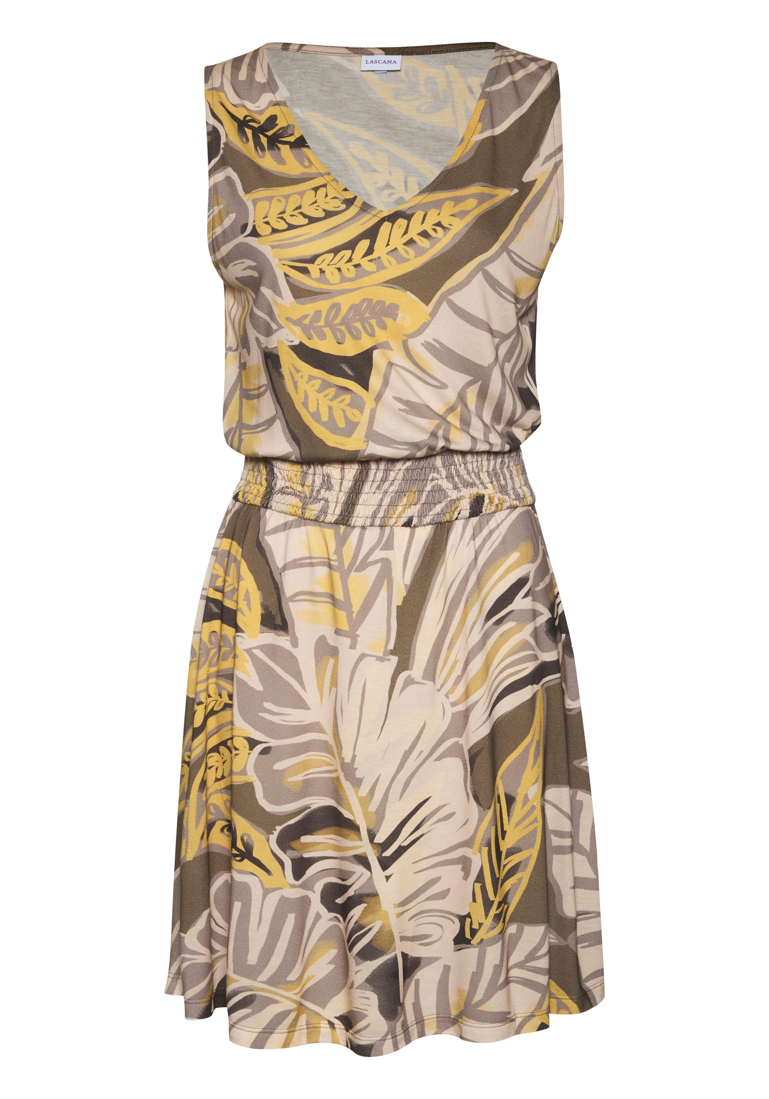Lascana Jerseyjurk met print all-over