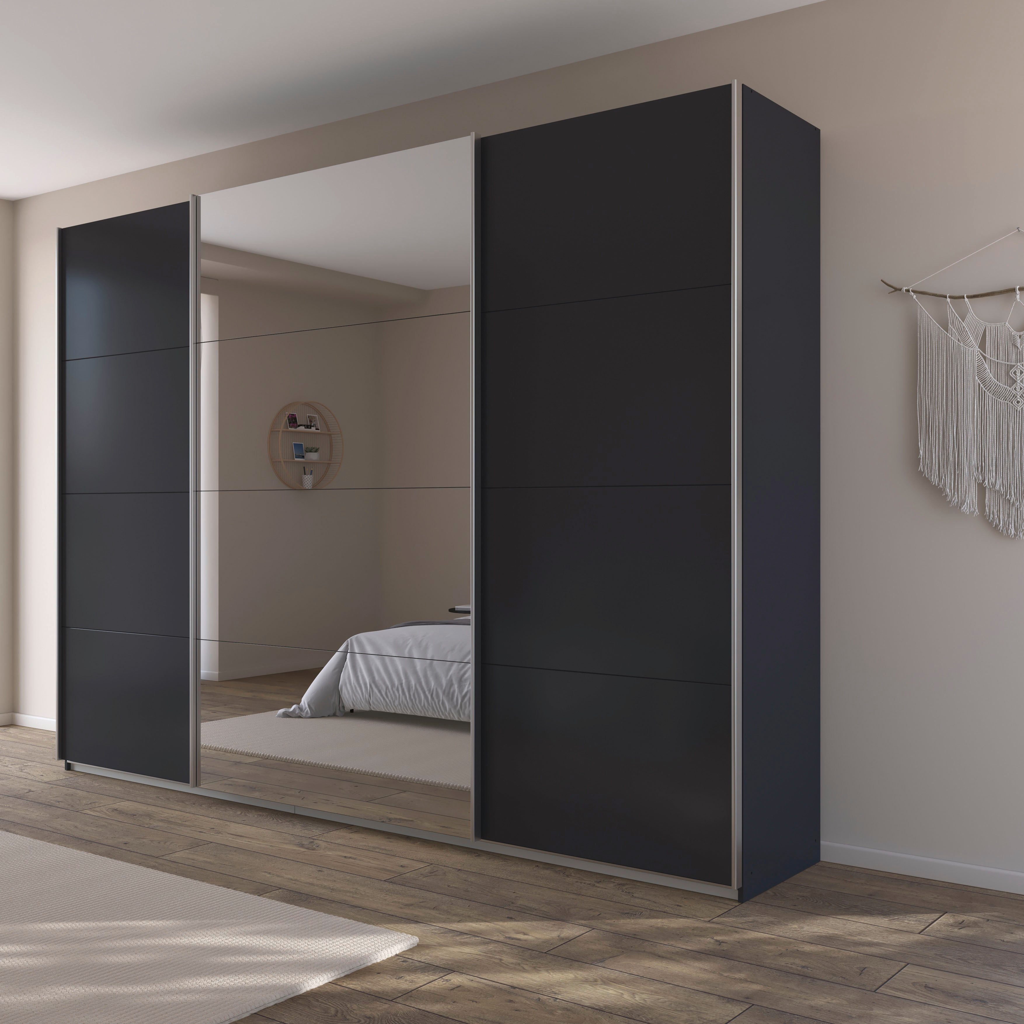 rauch Zweefdeurkast Kledingkast TOMA incl. rek inzet en extra legplanken made in germany
