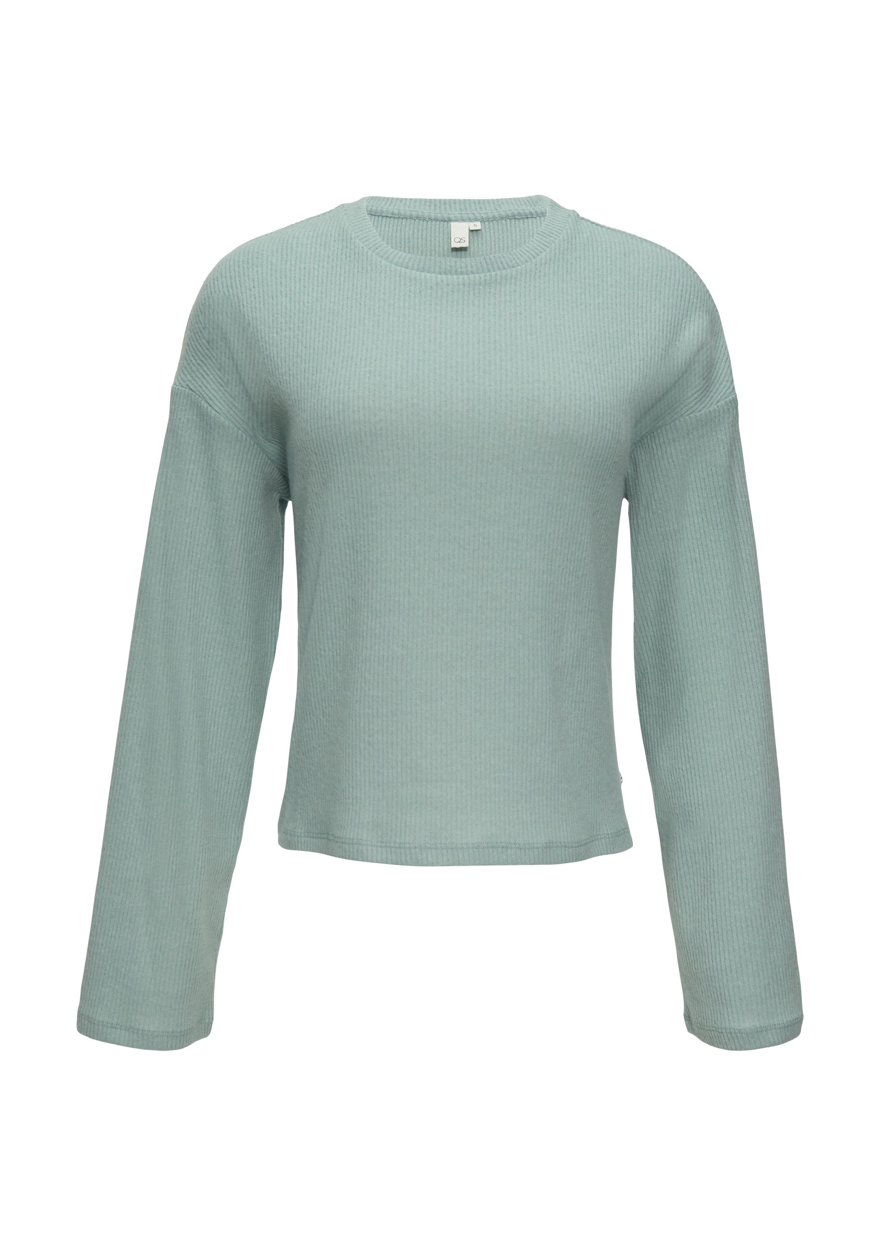 Q/S designed by Shirt met lange mouwen met een ronde hals