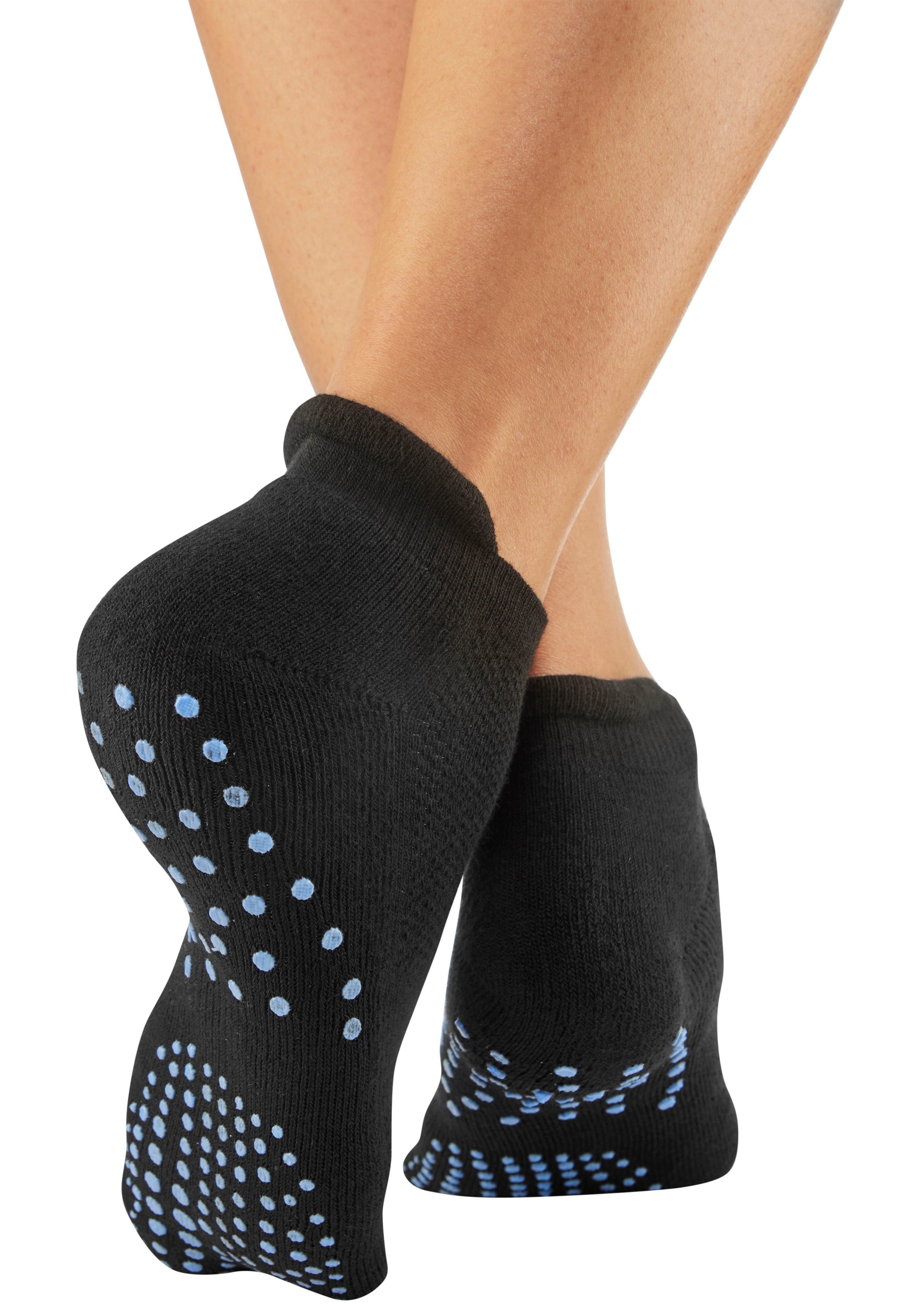 Lavana ABS-sokken met gekleurde nopjes (set, 3 paar)