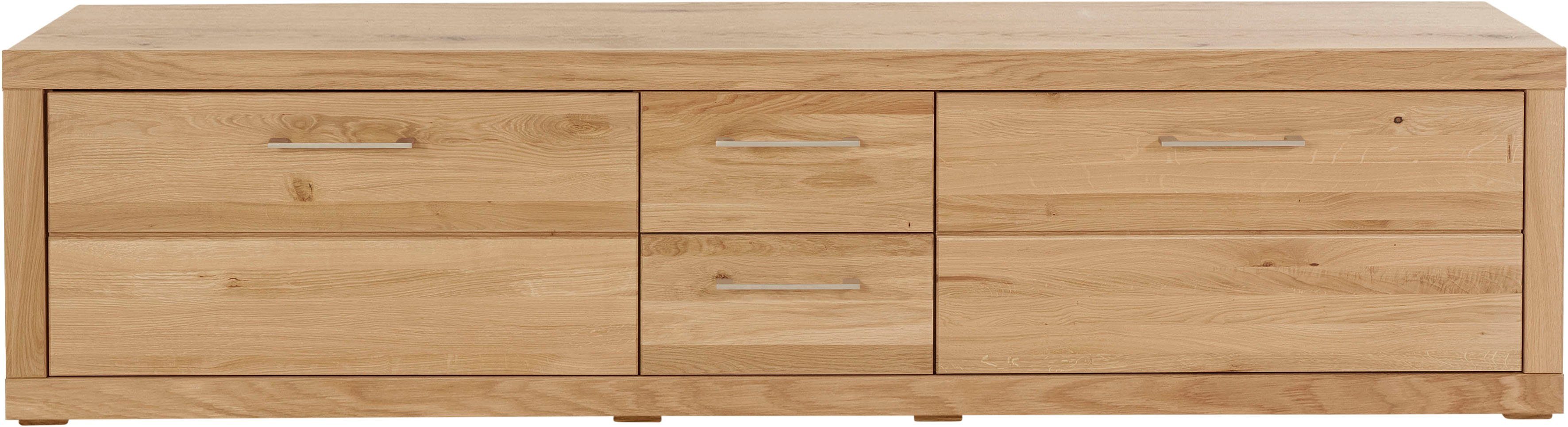 VOGL Möbelfabrik Tv-meubel 1237 Massief houten front, breedte ca. 211 cm, met soft-close functie