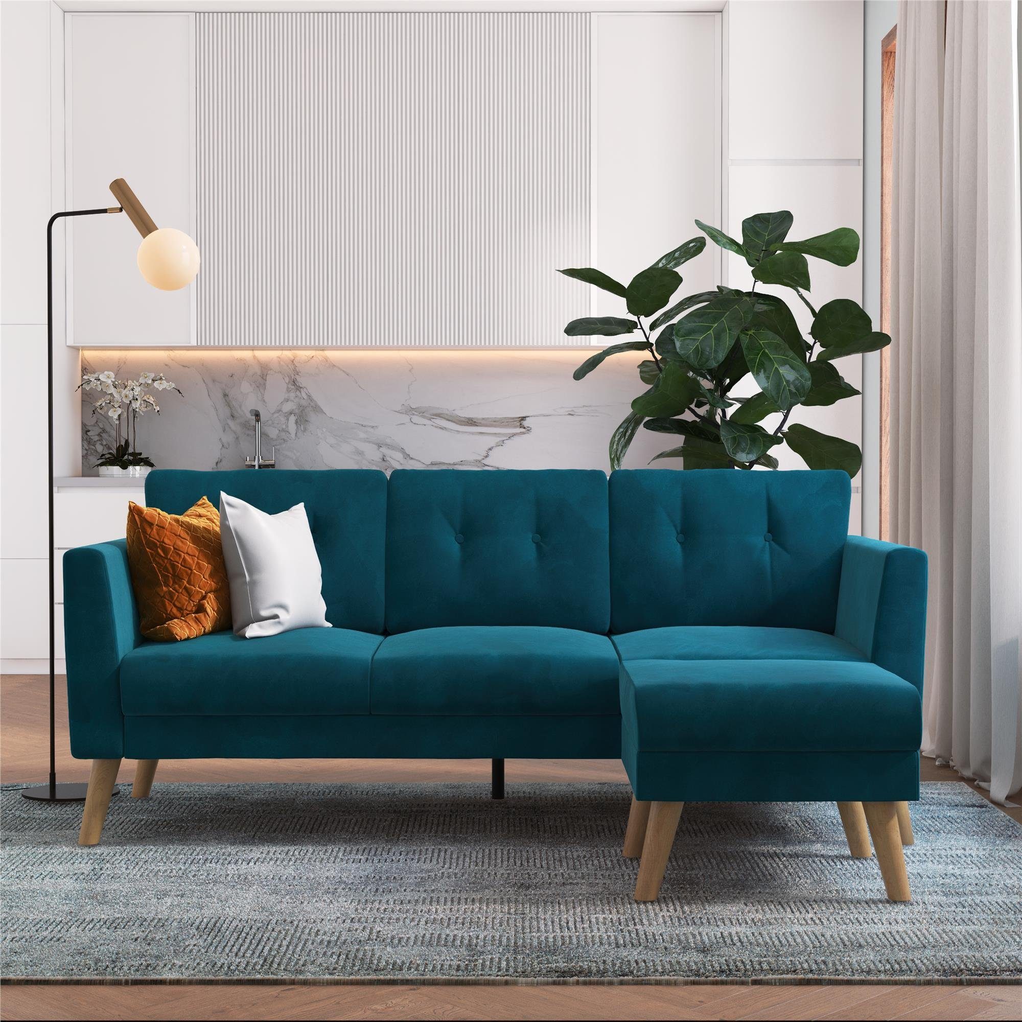 CosmoLiving by Cosmopolitan 3-zitsbank Gloria Met knoopstiksels
