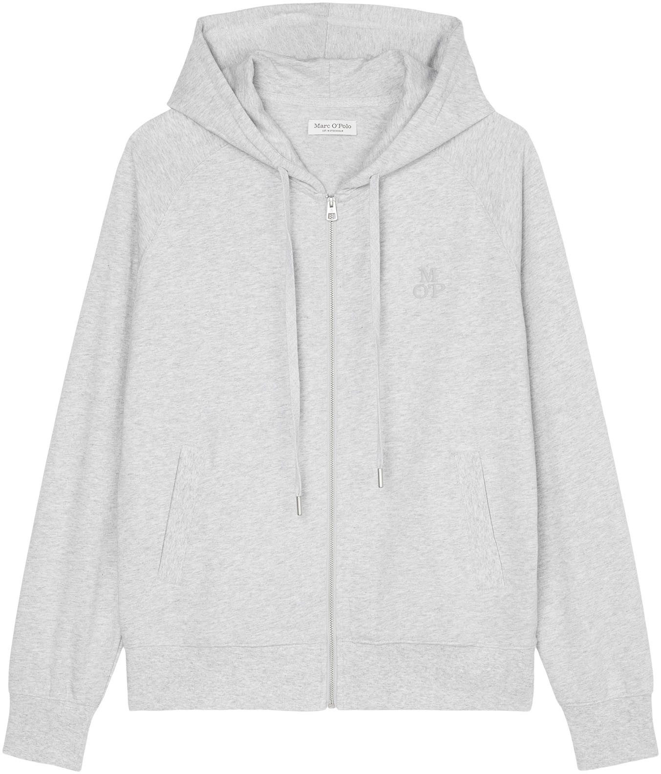 Marc O'Polo Capuchonsweatvest Heavy-jersey met een grote capuchon