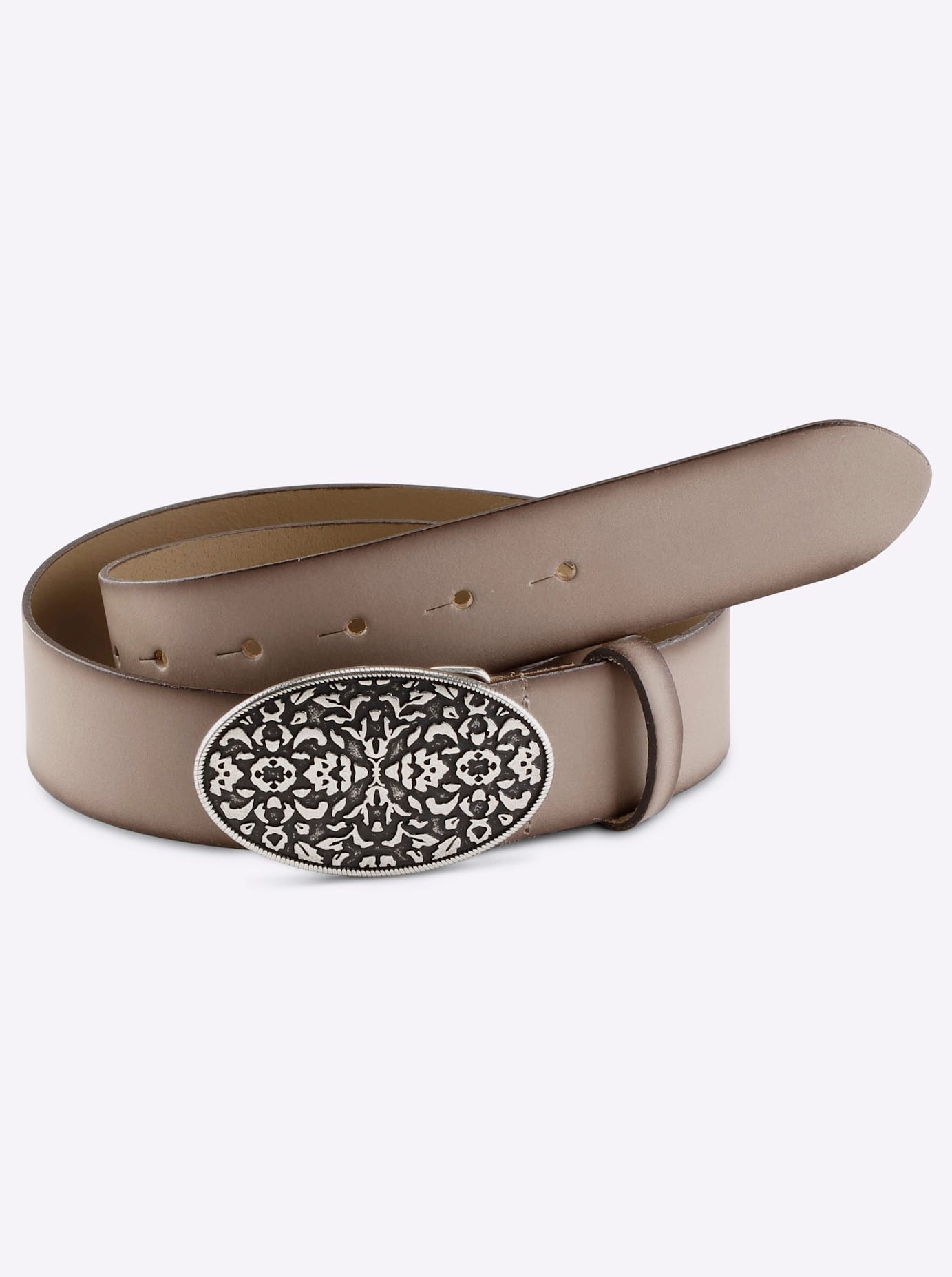 heine Leren riem unisex riemen maat 105 bruin