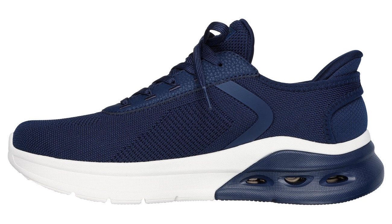 Skechers Slip-on sneakers BOBS ARC WAVES 2.0 , sneaker, slipper, vrijetijdsschoen in comfortbreedte g (= breed)