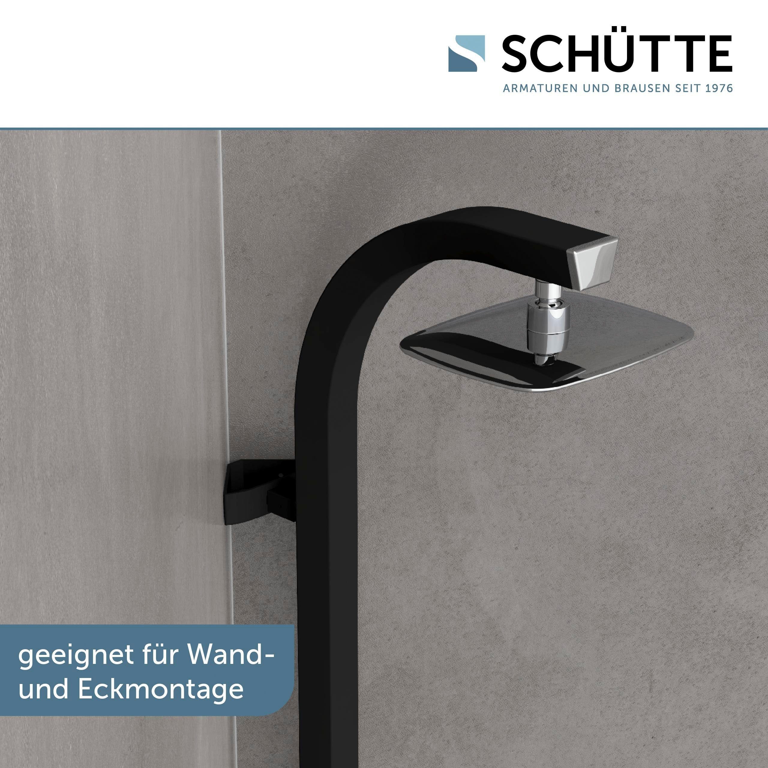 Schütte Slang en handdouche Madagaskar inclusief waterbesparende afdichting, antikalk, afneembaar zeepbakje (set)