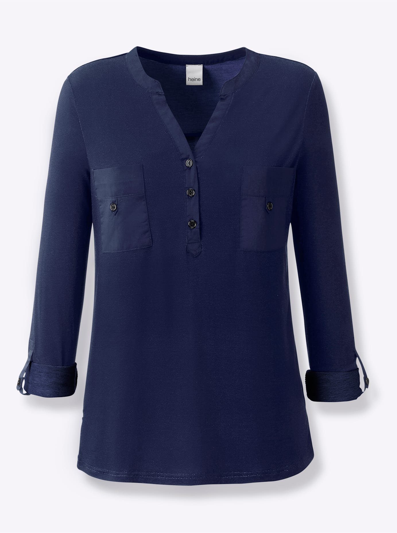 heine Shirt met lange mouwen Shirtblouse (1-delig)