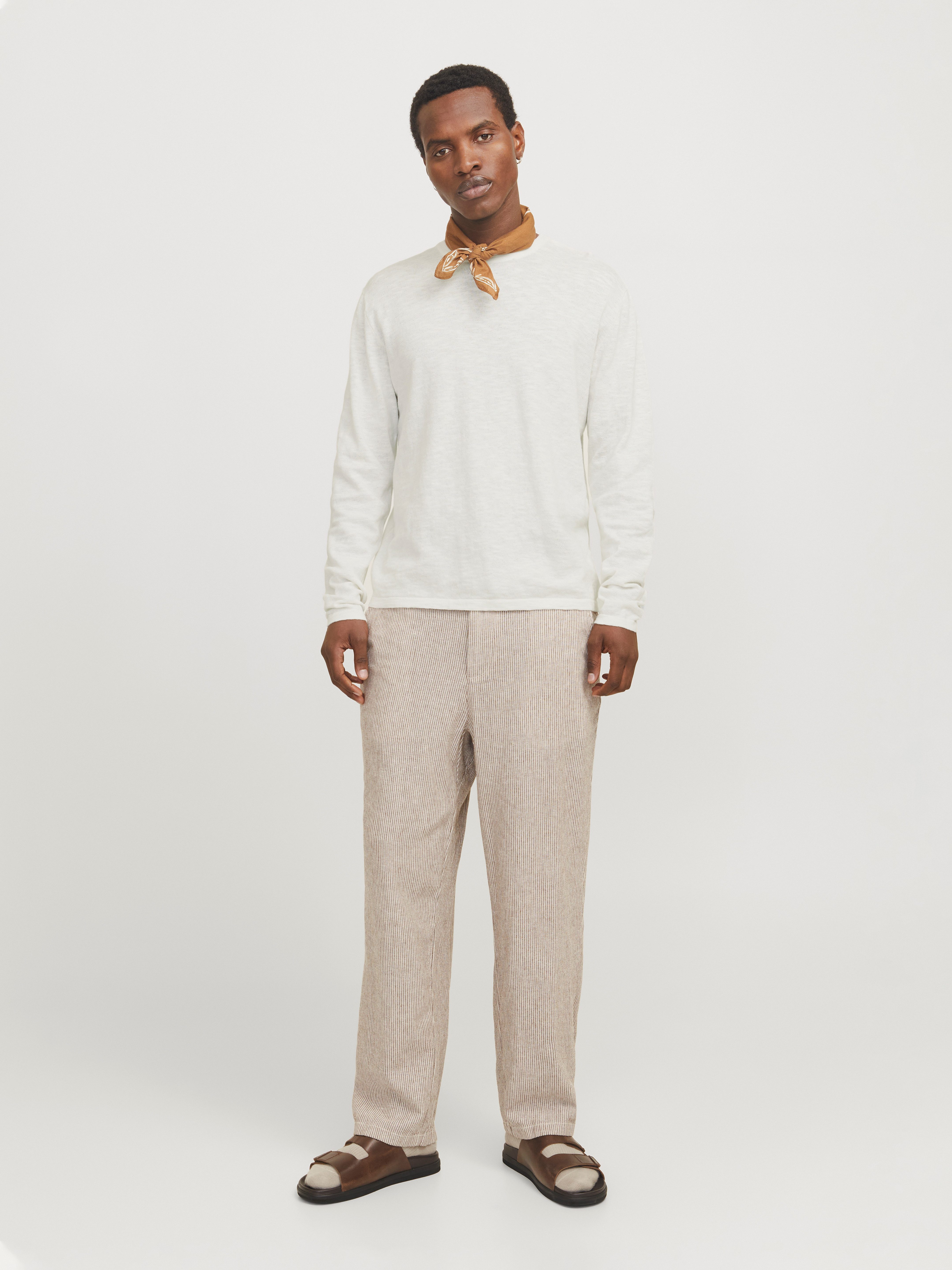 Jack & Jones Trui met ronde hals JJESUMMER KNIT CREW NECK SN