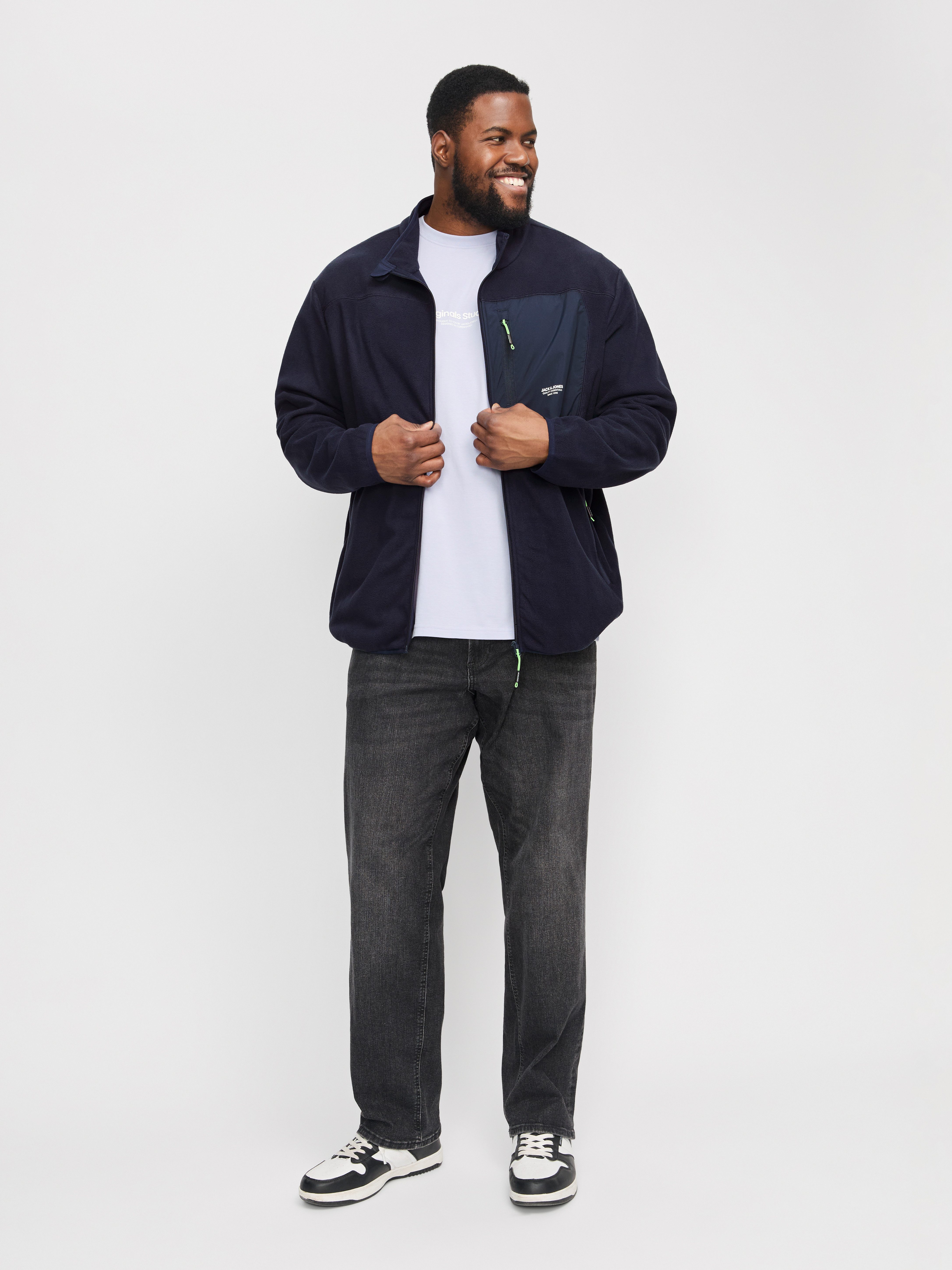 Jack & Jones PlusSize Fleecejack JJTHEO FLEECE JACKET PLS