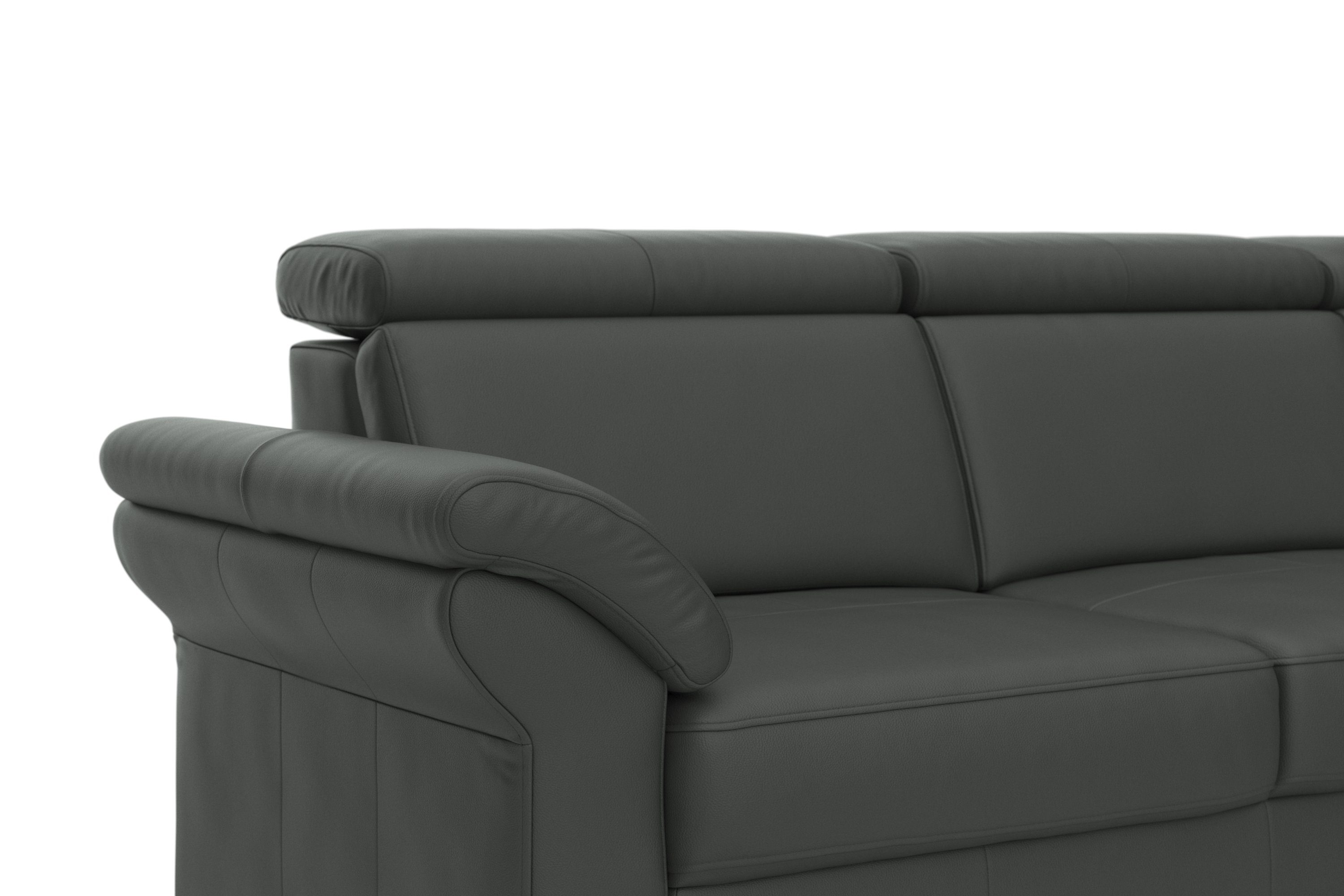 sit&more Hoekbank Arngast L-vorm met verstelbare hoofdsteun en binnenvering