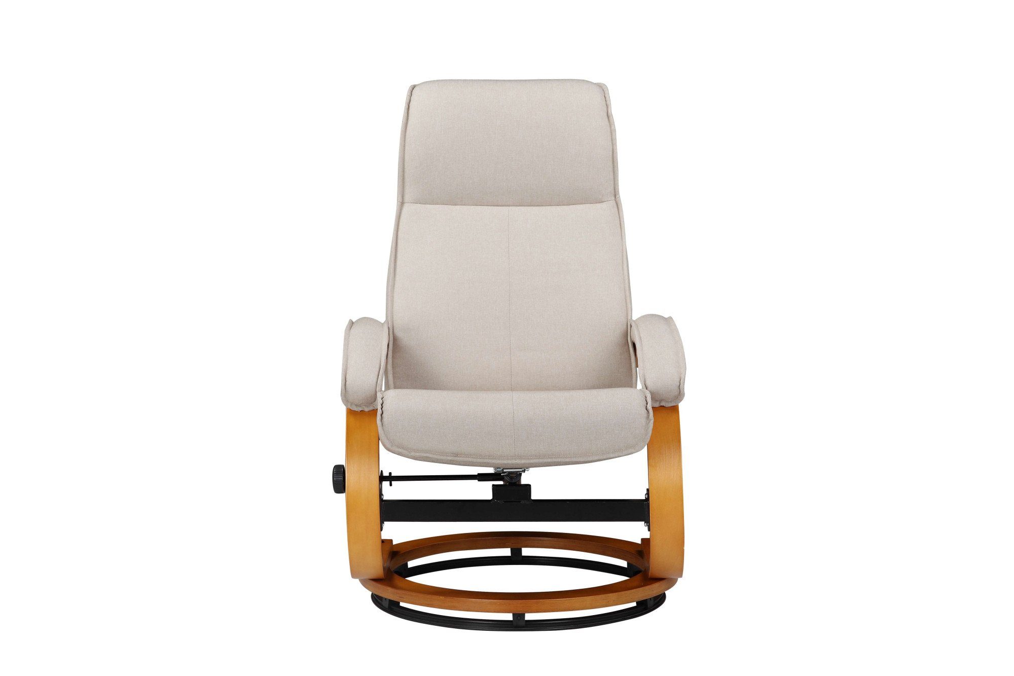 Home affaire Relaxfauteuil Paris, tv-stoel met poef en handmatige ligfunctie (set, 2 stuks)