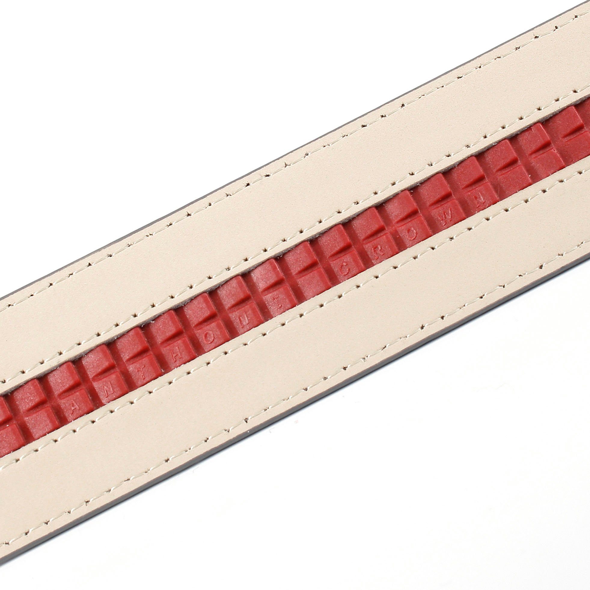 Anthoni Crown Leren Riem met automatische gesp, met spinnen-gesp