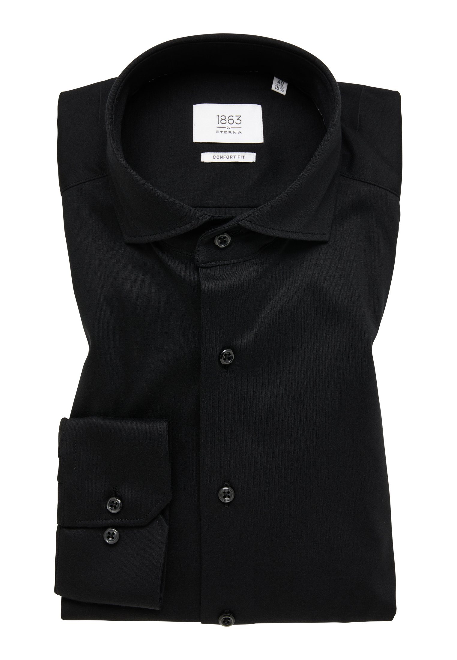 Eterna Overhemd met lange mouwen Comfort fit NON IRON (strijkvrij)
