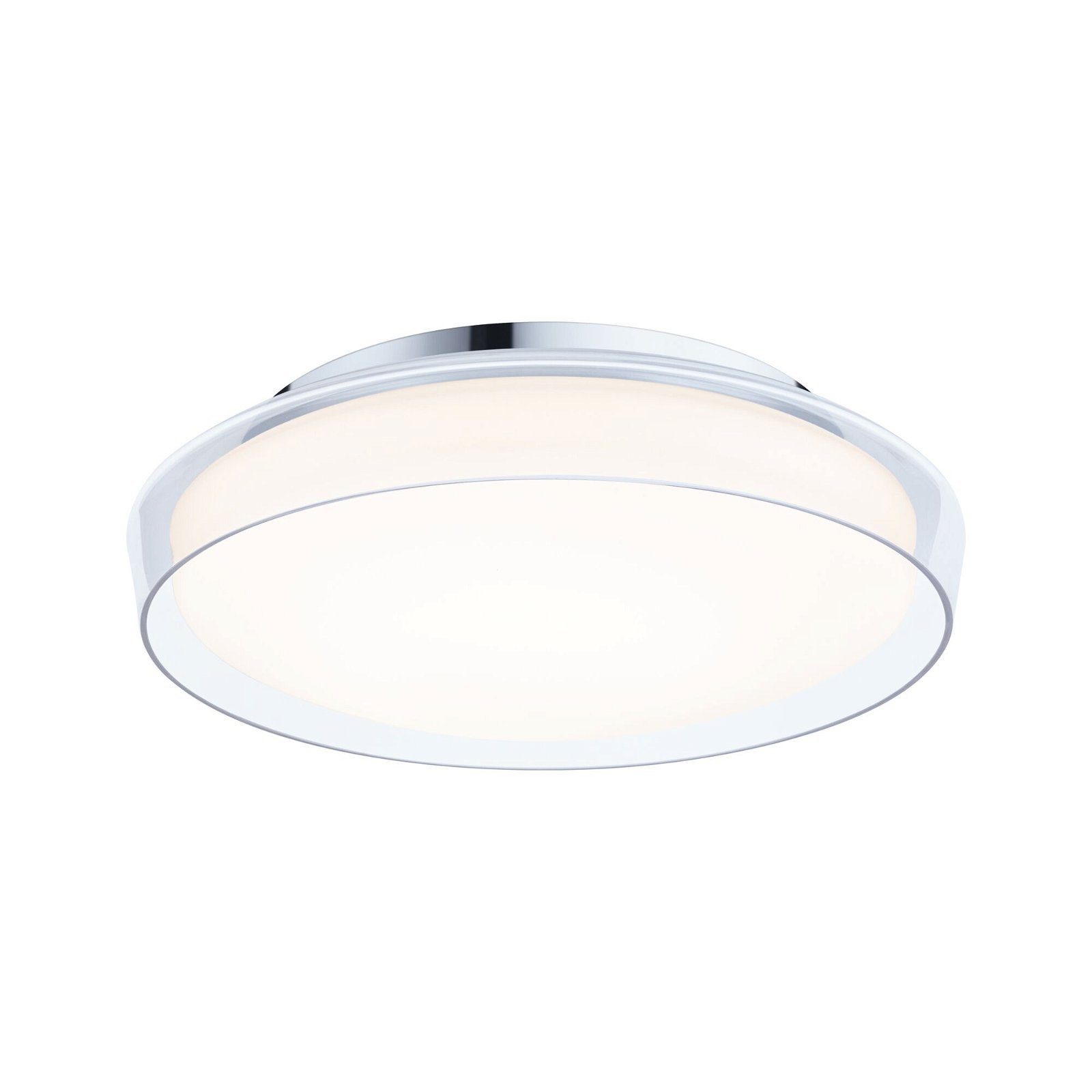Paulmann Led-plafondlamp Selection Bathroom Luena IP44 16,5W 3000K Chroom 230V Glas/Metaal