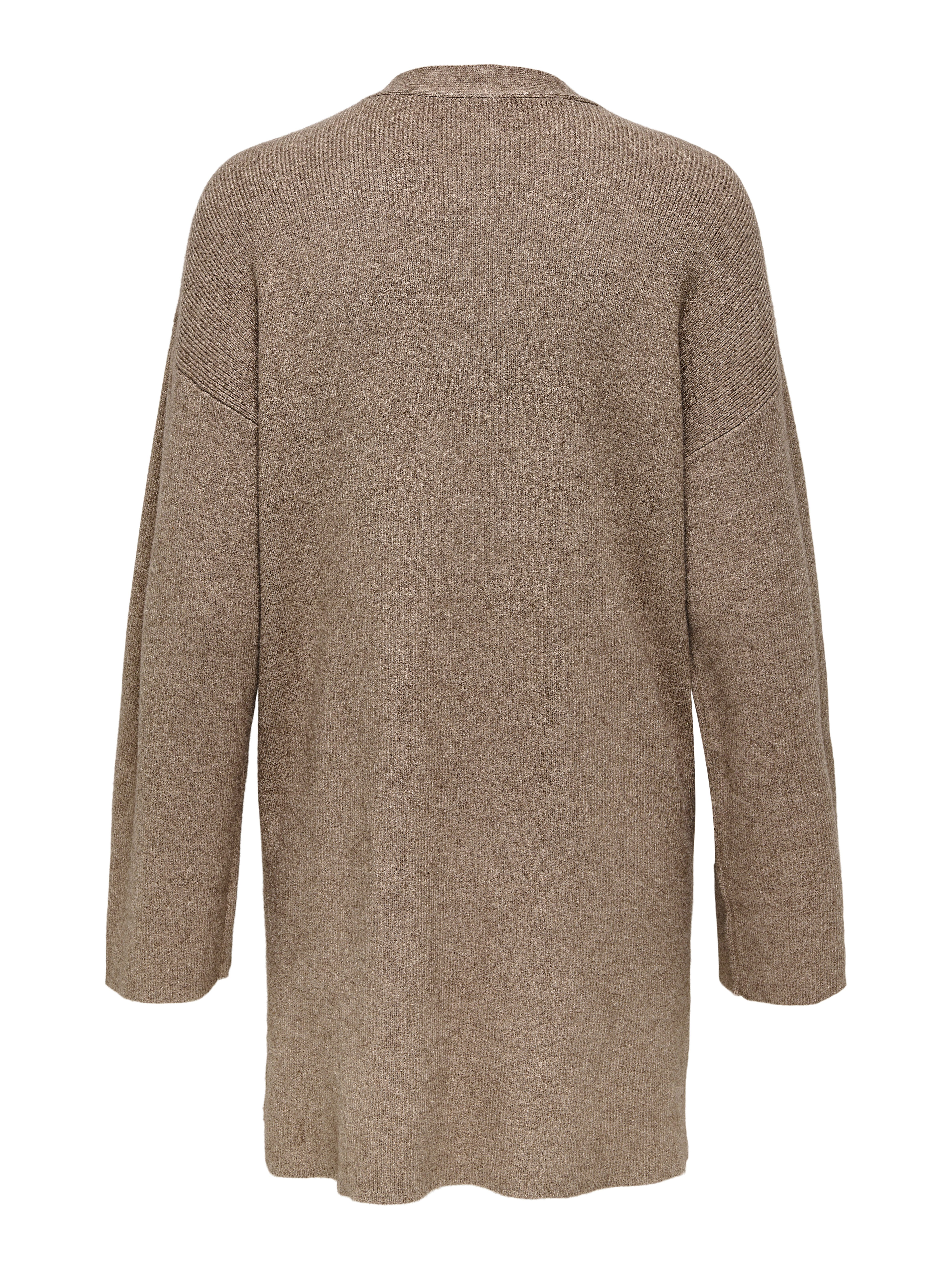 Only Vest ONLKATIA LS RIB V LOOSE CARDIGAN CC KNT