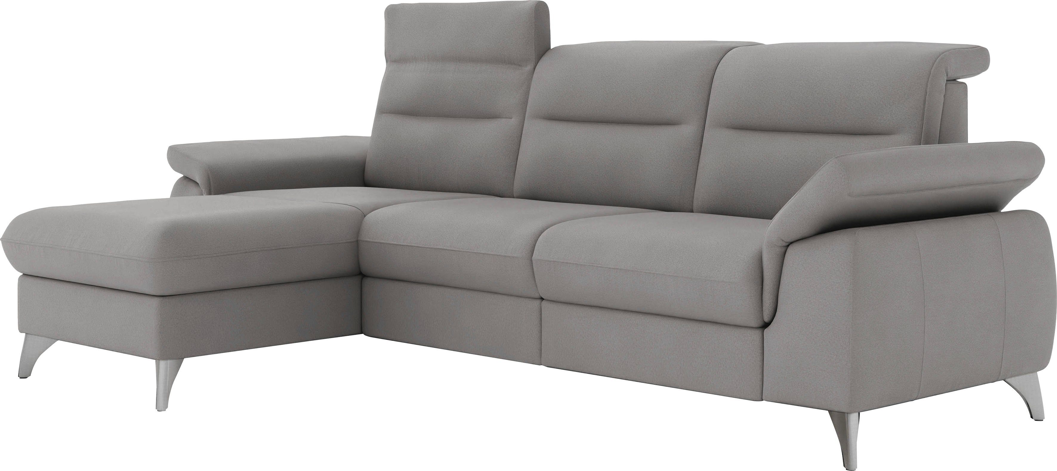 sit&more Hoekbank Astoria L-vorm naar keuze met motorische relaxfunctie