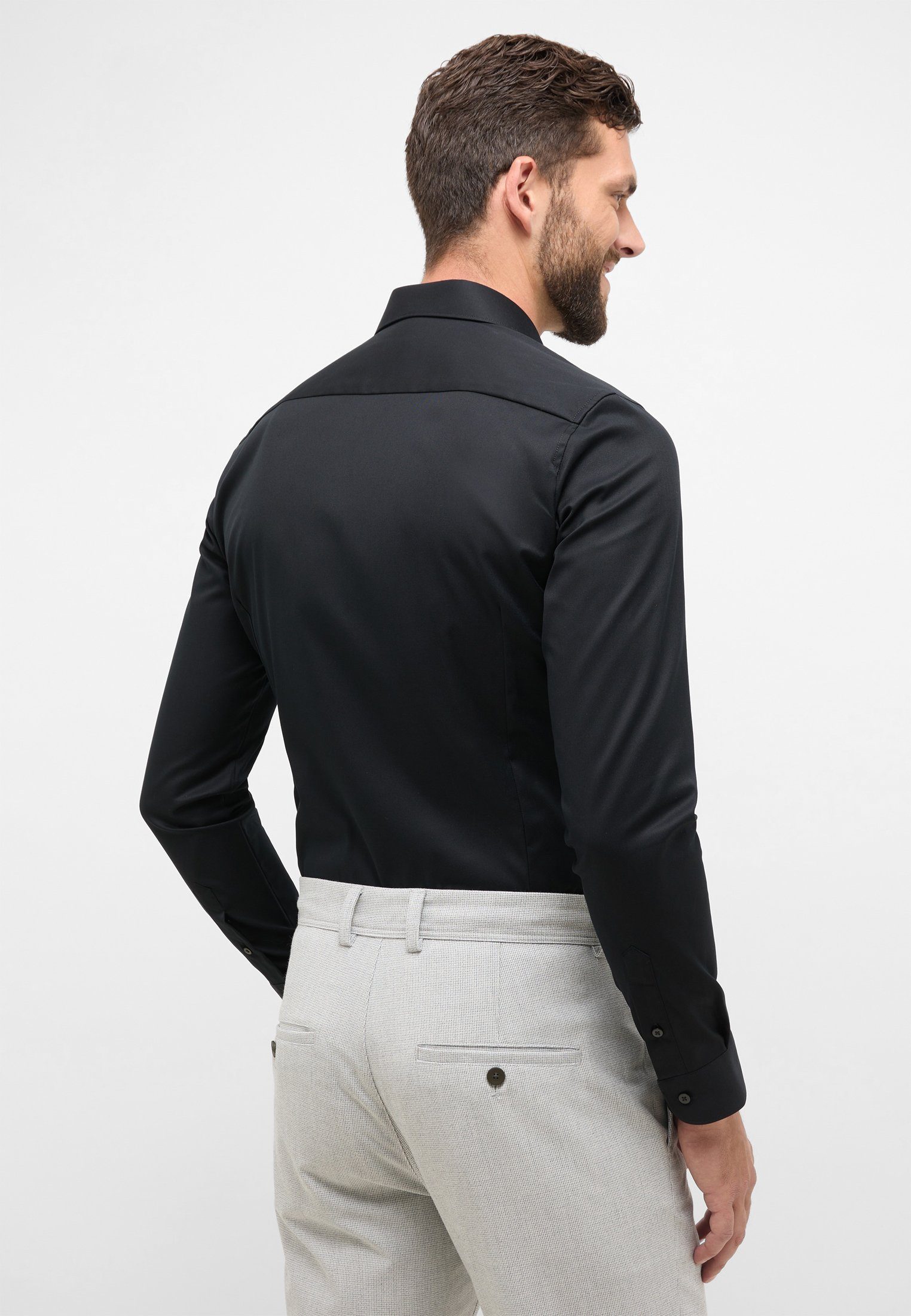 Eterna Overhemd met lange mouwen SUPER SLIM NON IRON (strijkvrij)