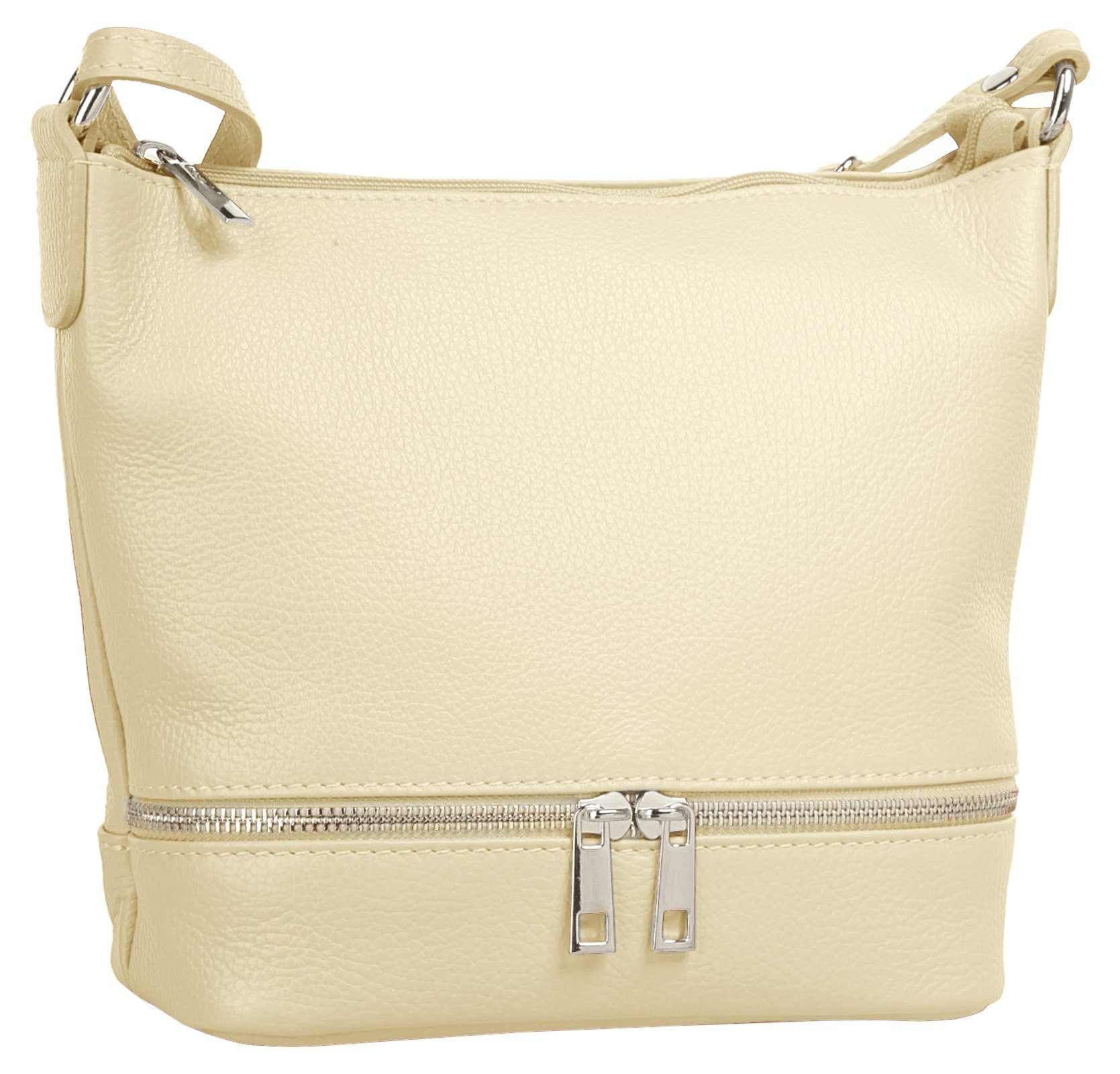 Cluty Schoudertas echt leer, made in italy