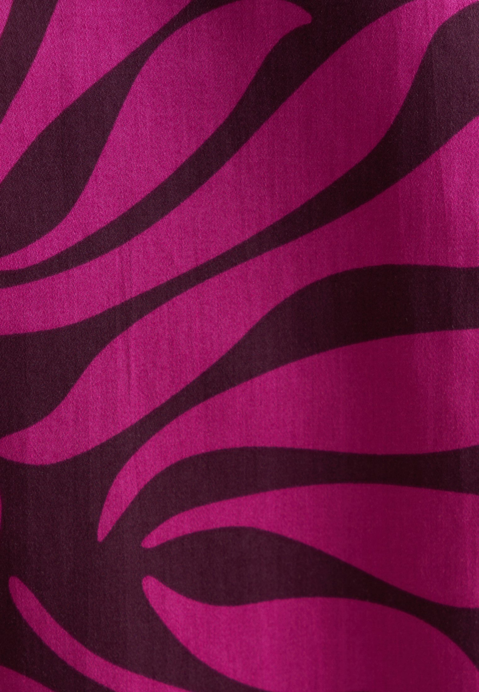 seidensticker Overhemdblouse Zwarte roos Lange mouwen kraag print