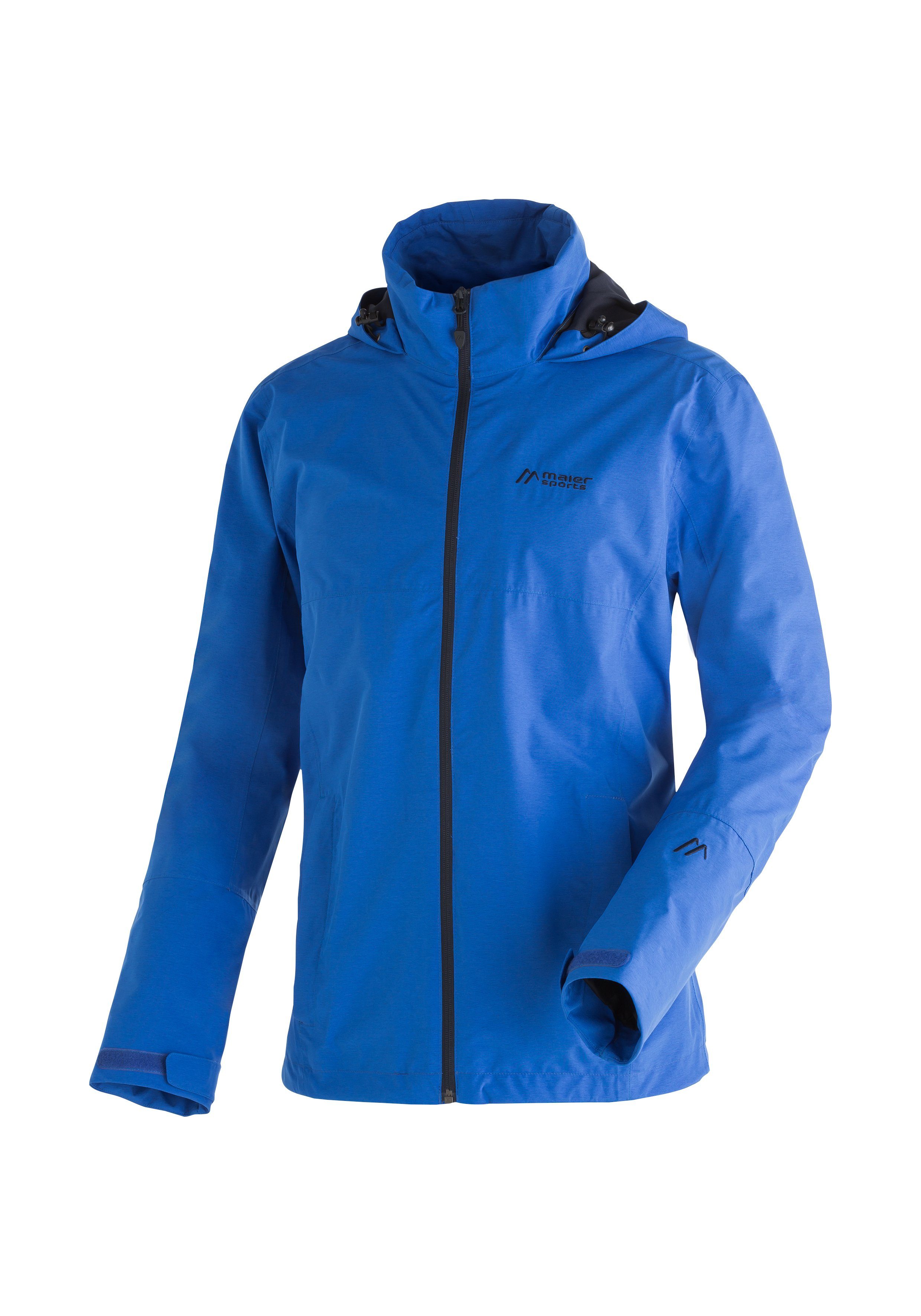 Maier Sports Outdoorjack Altid rec M Heren functionele jas, waterdichte regenjas met capuchon,...