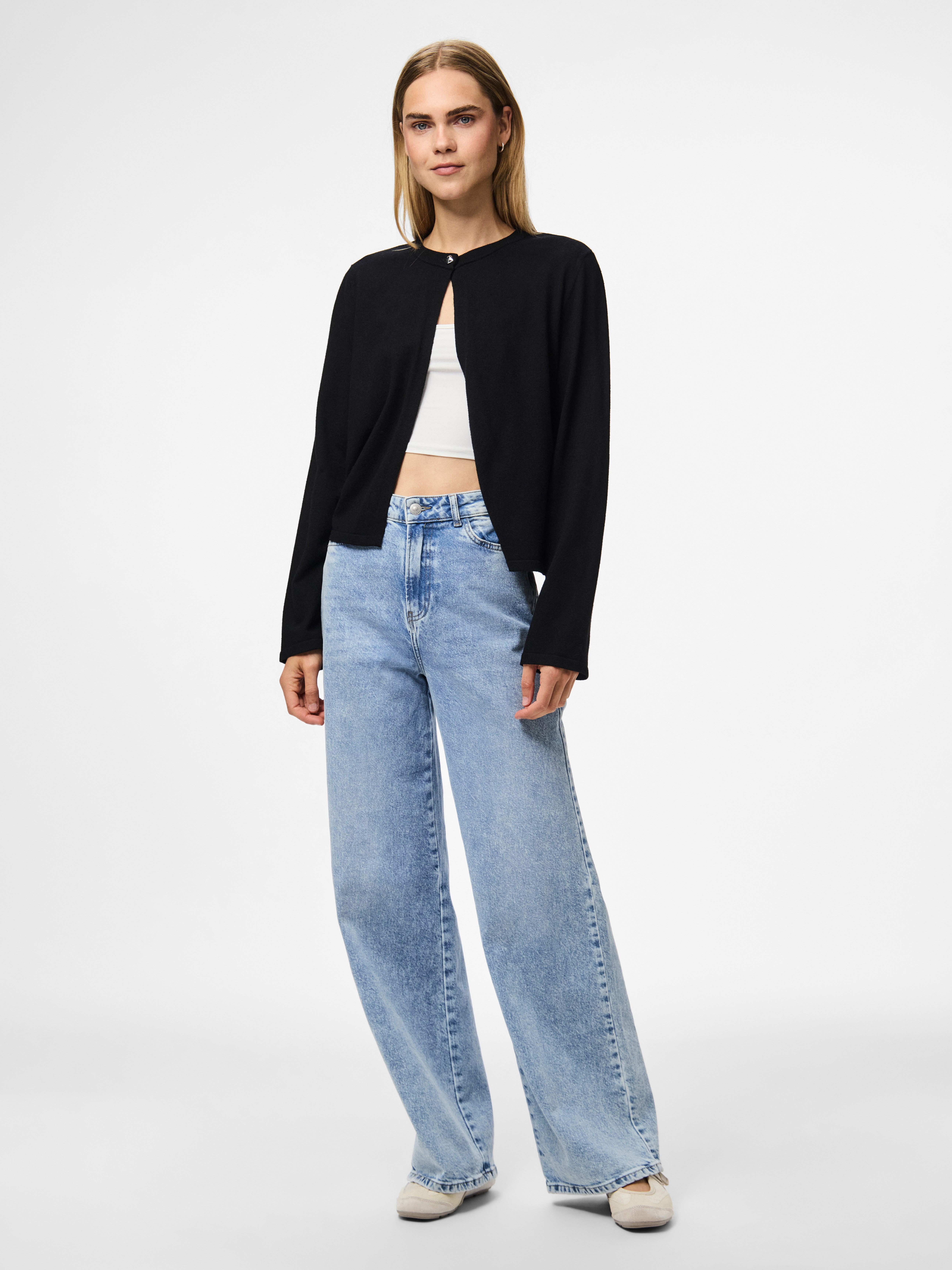 pieces Vest PCORINA LS O-NECK KNIT CARDIGAN PWP BC