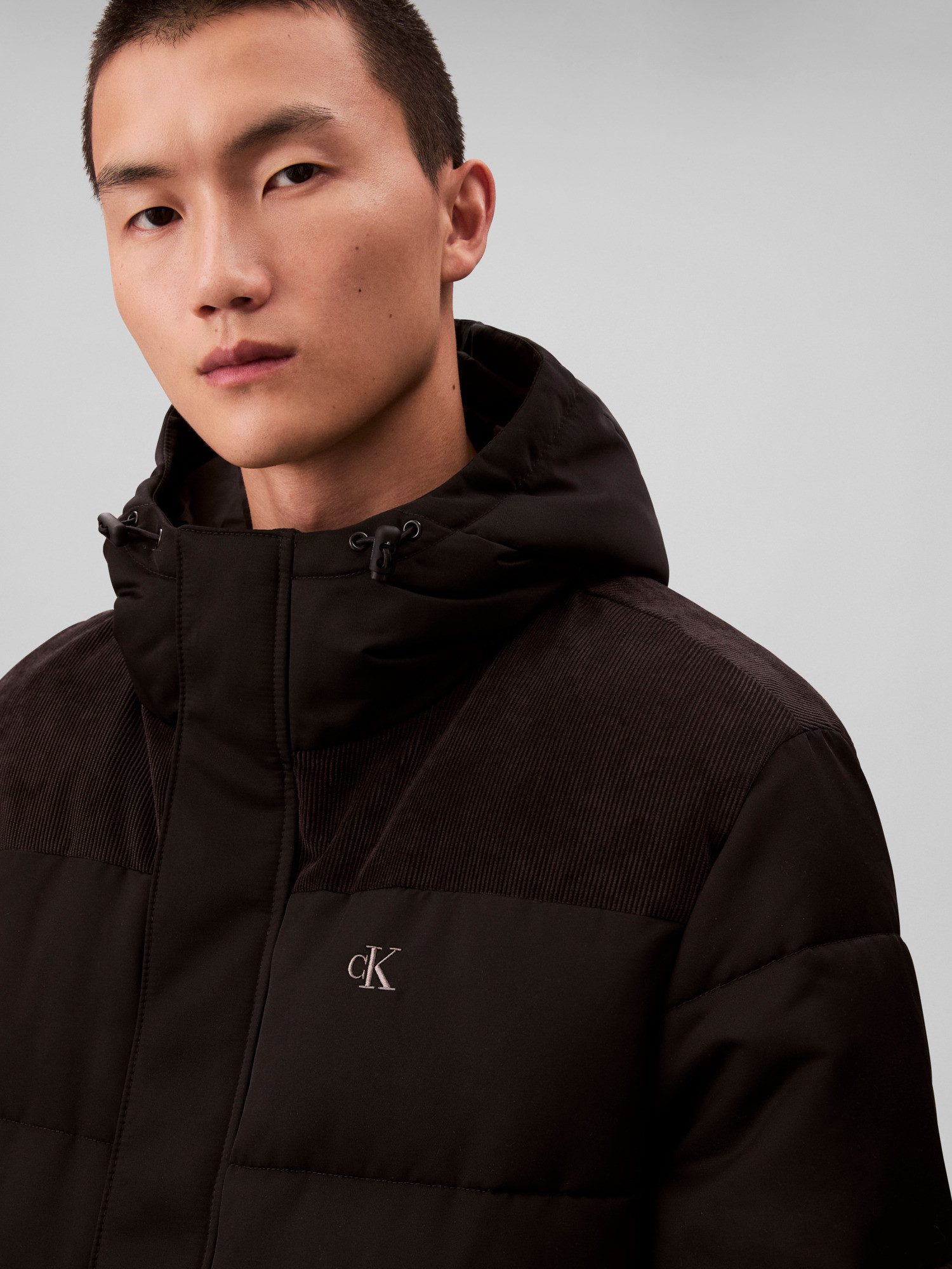 Calvin Klein Gewatteerde jas Capuchon, regular fit, gewatteerd