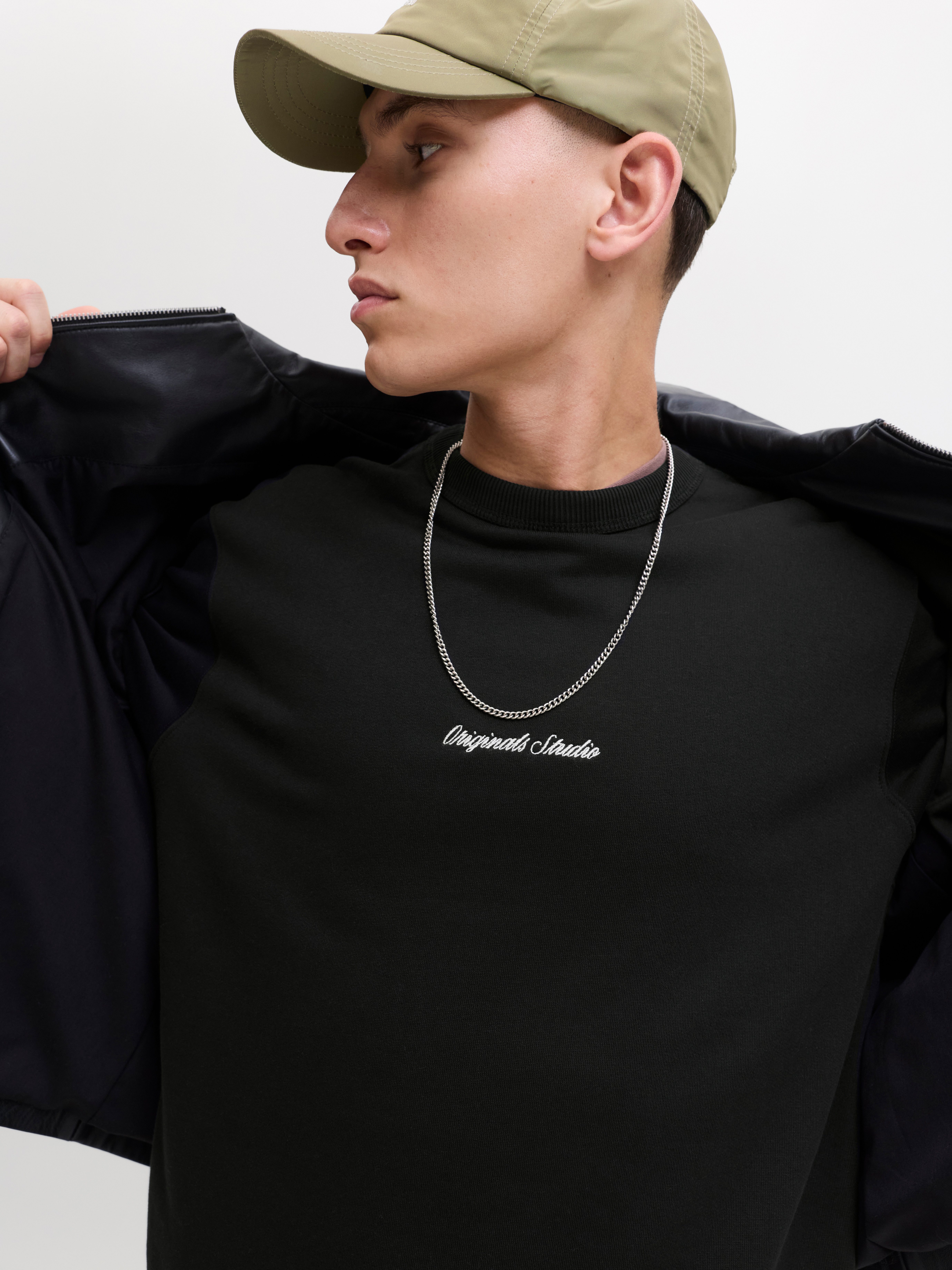 Jack & Jones Sweatshirt JORNORREBRO EMB SWEAT CREW NOOS