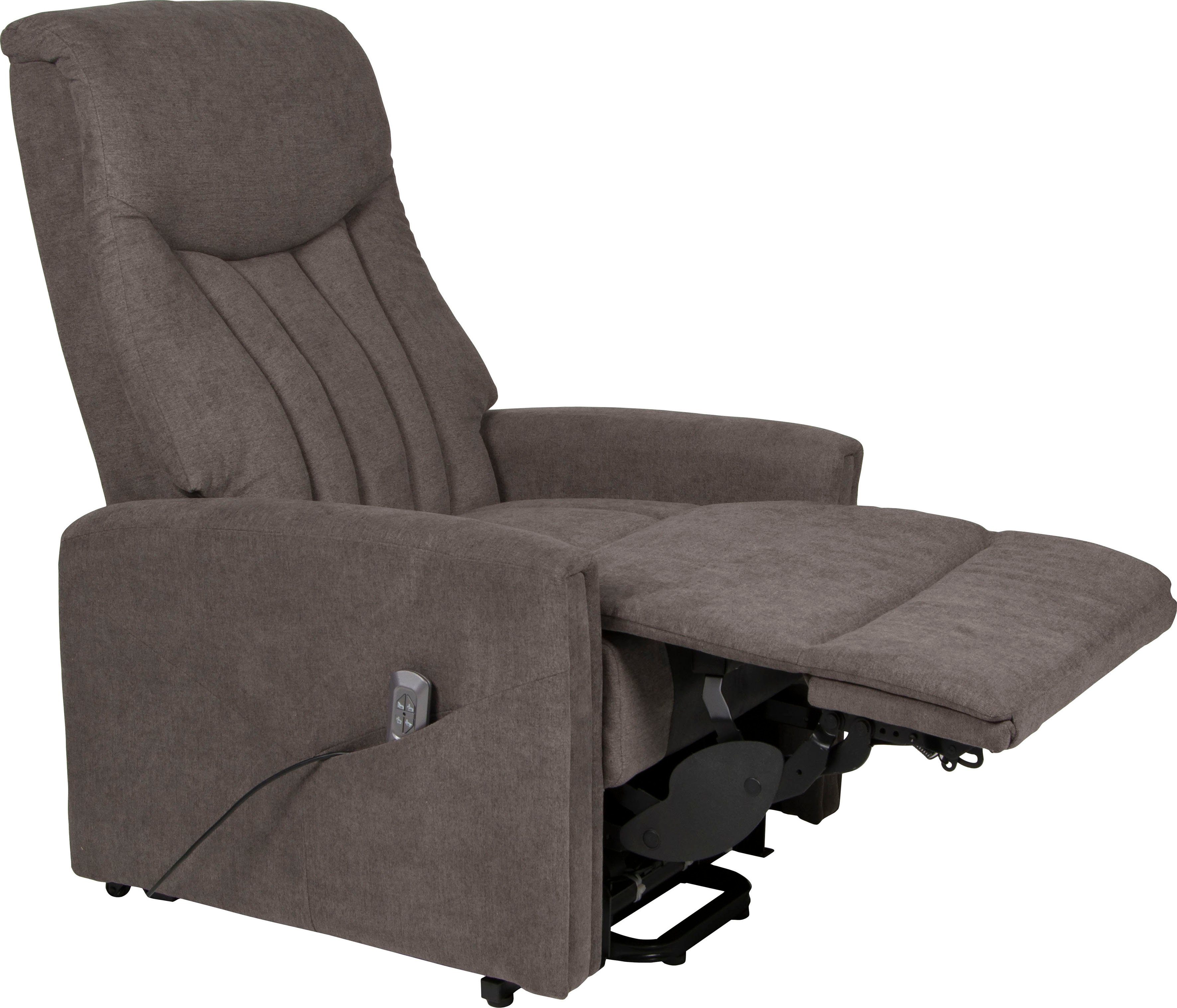 Duo Collection Relaxfauteuil Bonnyville 2 met 2 motoren, elektrische opstahulp Relaxfunctie en pocketveren binnenvering met stalen nosagvering