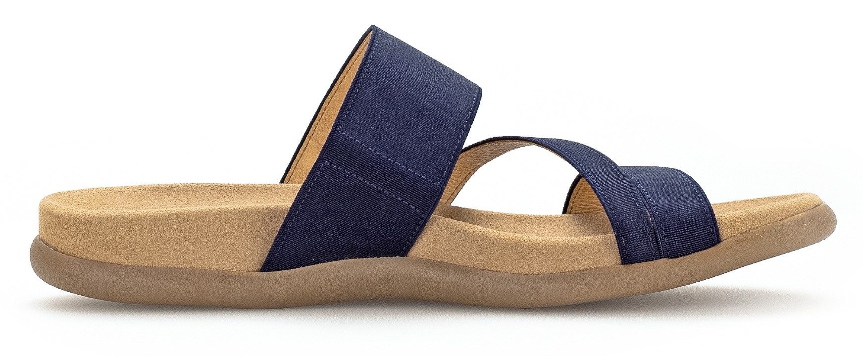 Gabor Slippers sleehak, zomerschoen, pantoffels met ademende leren voering