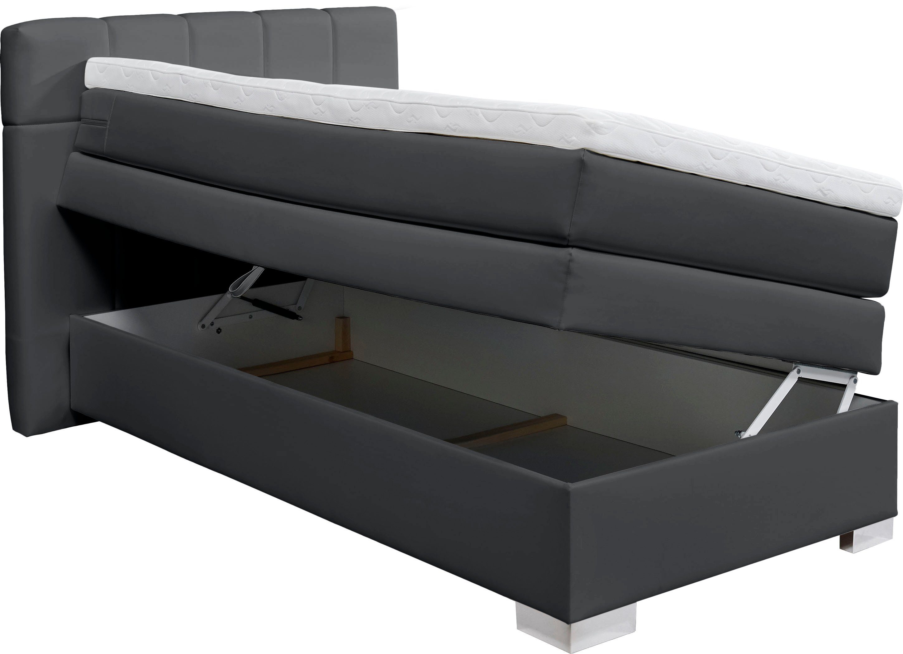 INOSIGN Boxspring Airdrie inclusief bedkist en topper