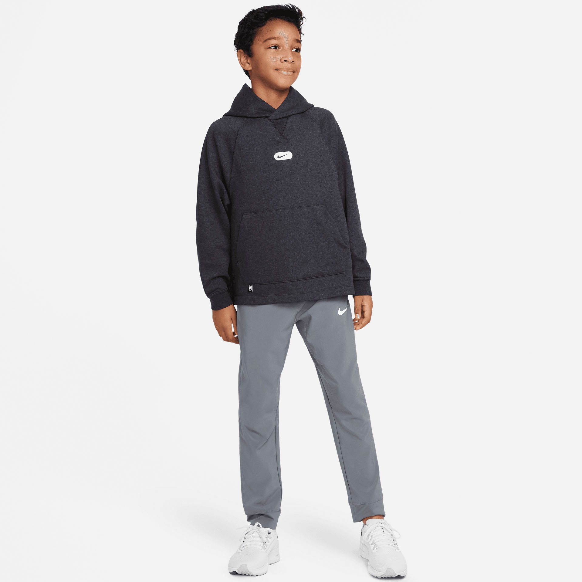 Nike Hoodie Dri-FIT Athletics Big Kids' (Boys') Fleece Training Hoodie
